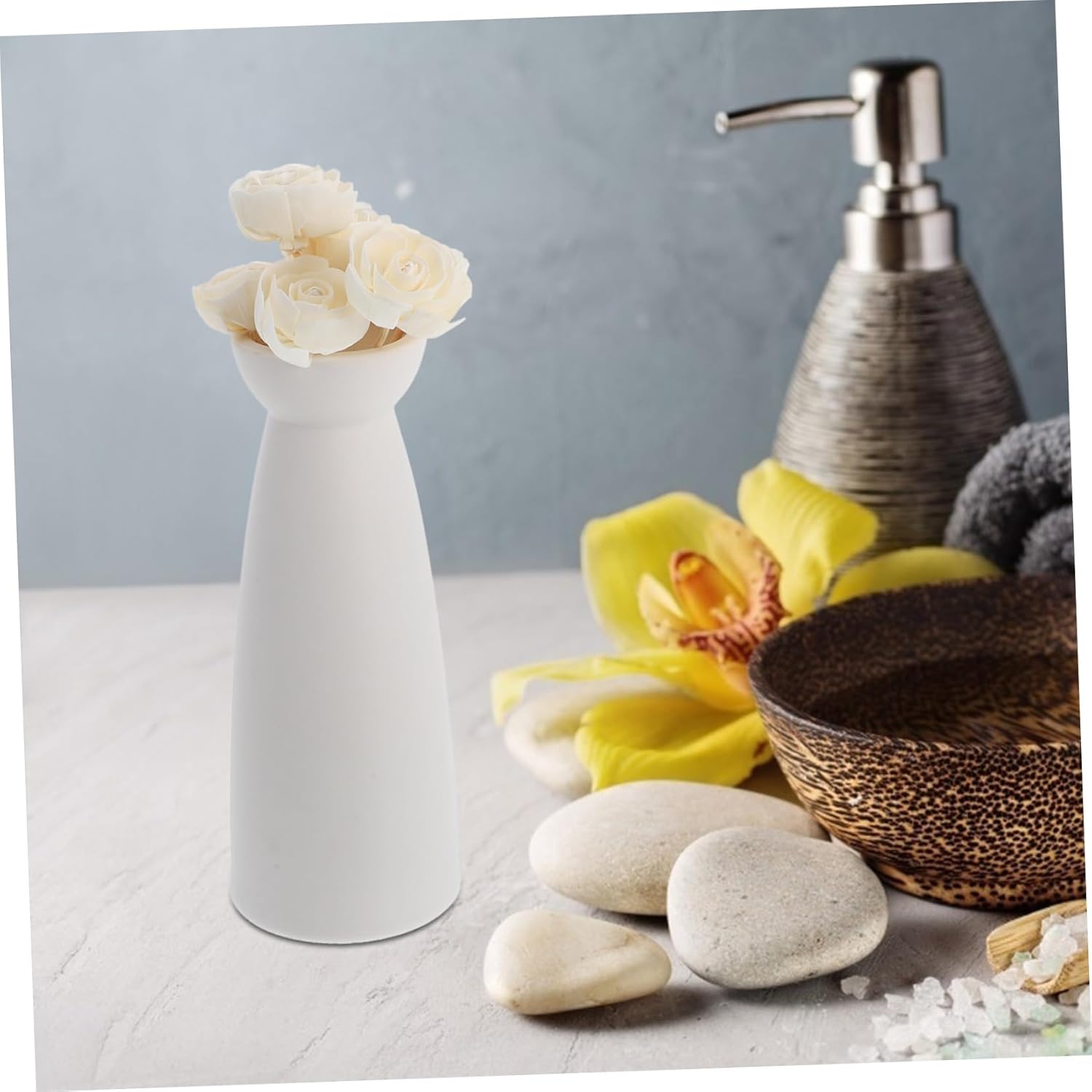 FRCOLOR 6pcs Reed Diffuser Sticks with Flower Refills