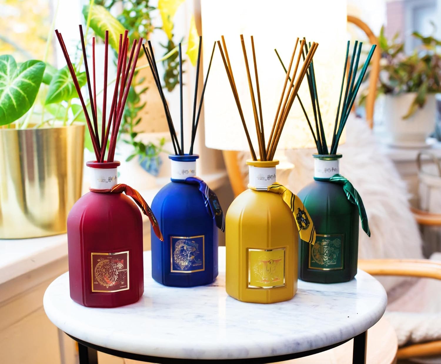 Harry Potter Hogwarts House 4-Piece Reed Diffuser Set