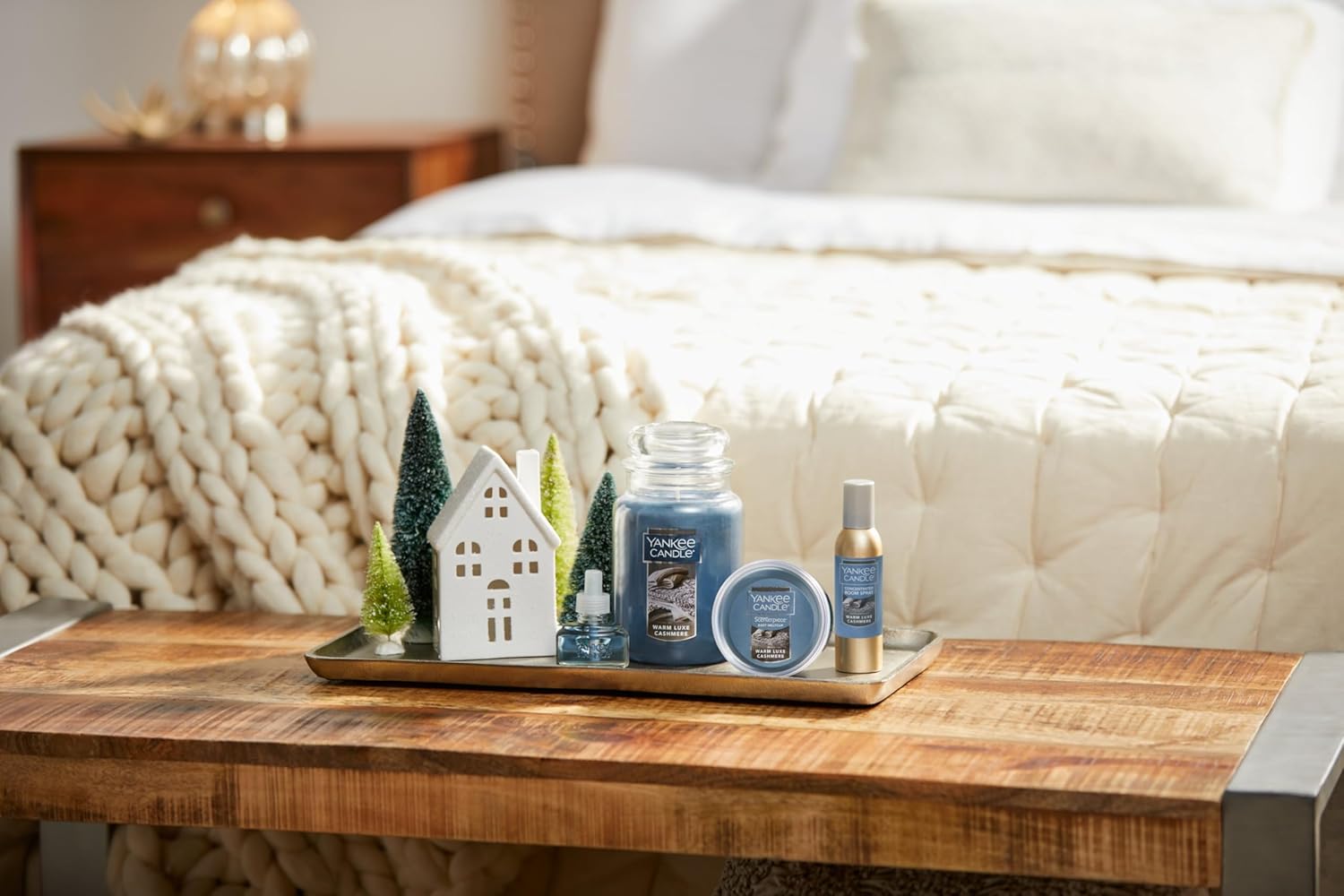Yankee Candle Concentrated Room Spray Warm Luxe Cashmere 15 Oz Pack of 3