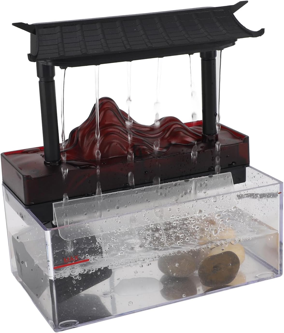 USB Powered LED Tabletop Water Fountain for Home Office
