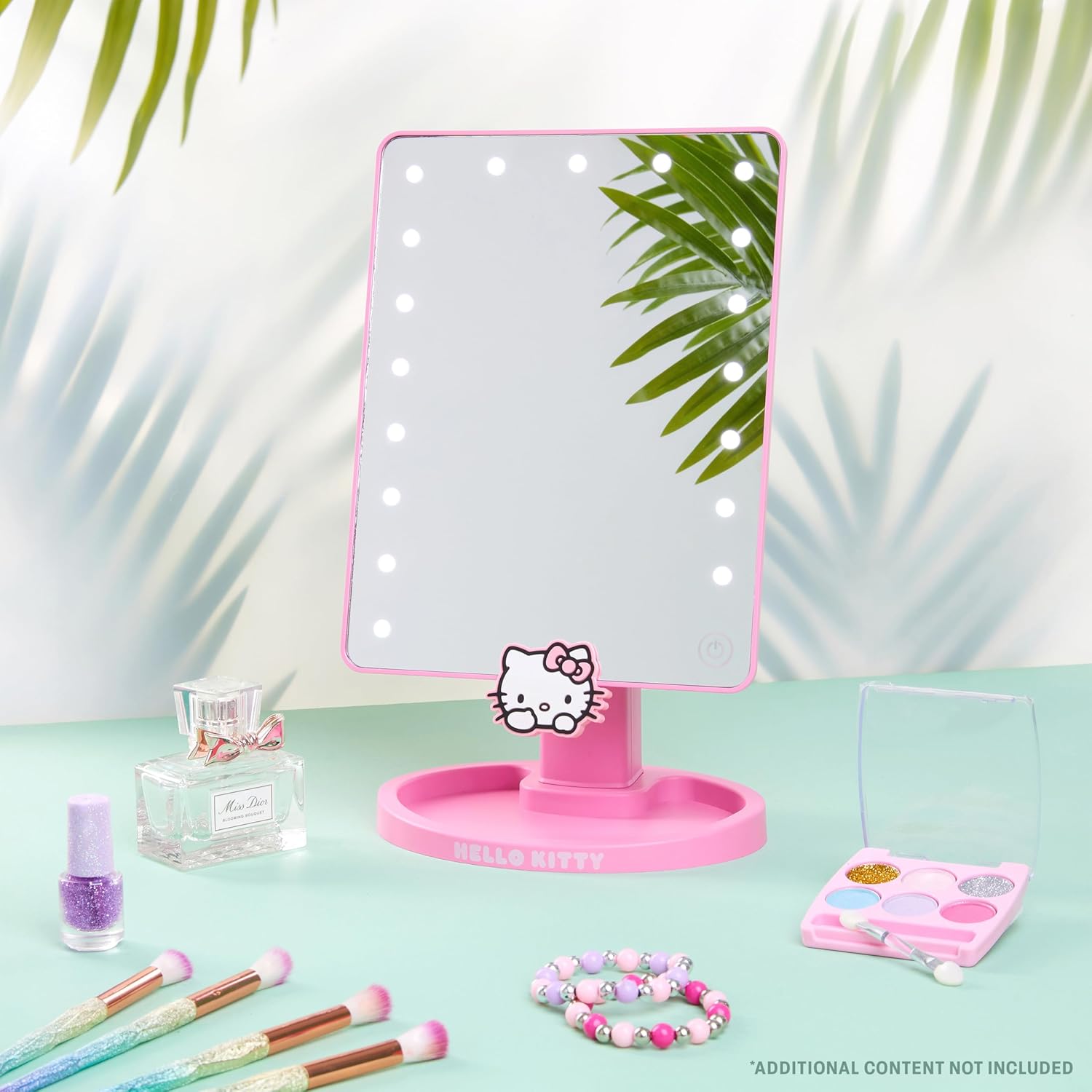 Hello Kitty Vanity Mirror with LED Touchscreen and Trinket Tray