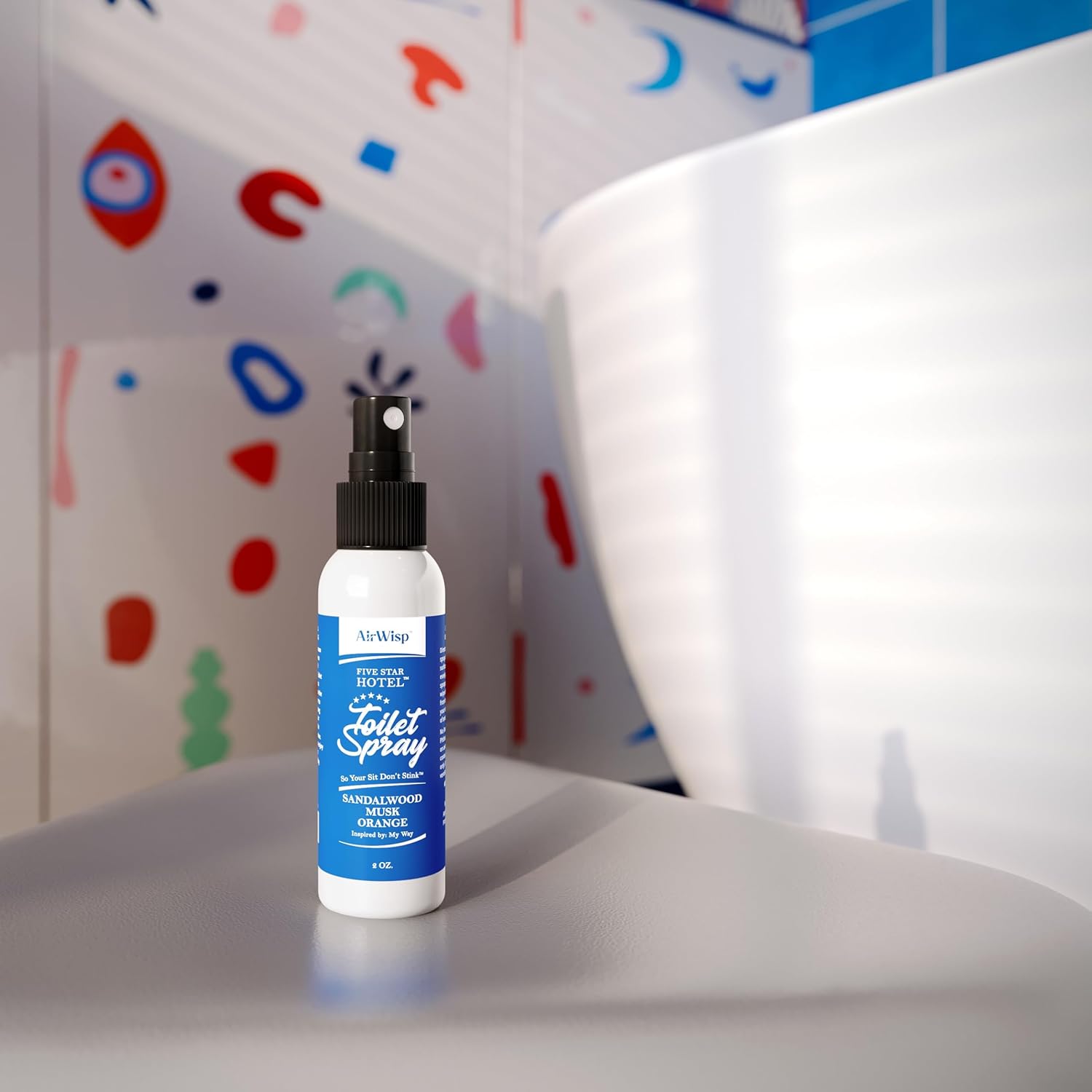 AirWisp Toilet Spray My Way Hotel Scent 2 oz Bottle