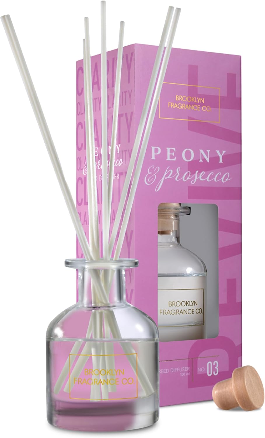 Brooklyn Fragrance Co Peony Prosecco Reed Diffuser