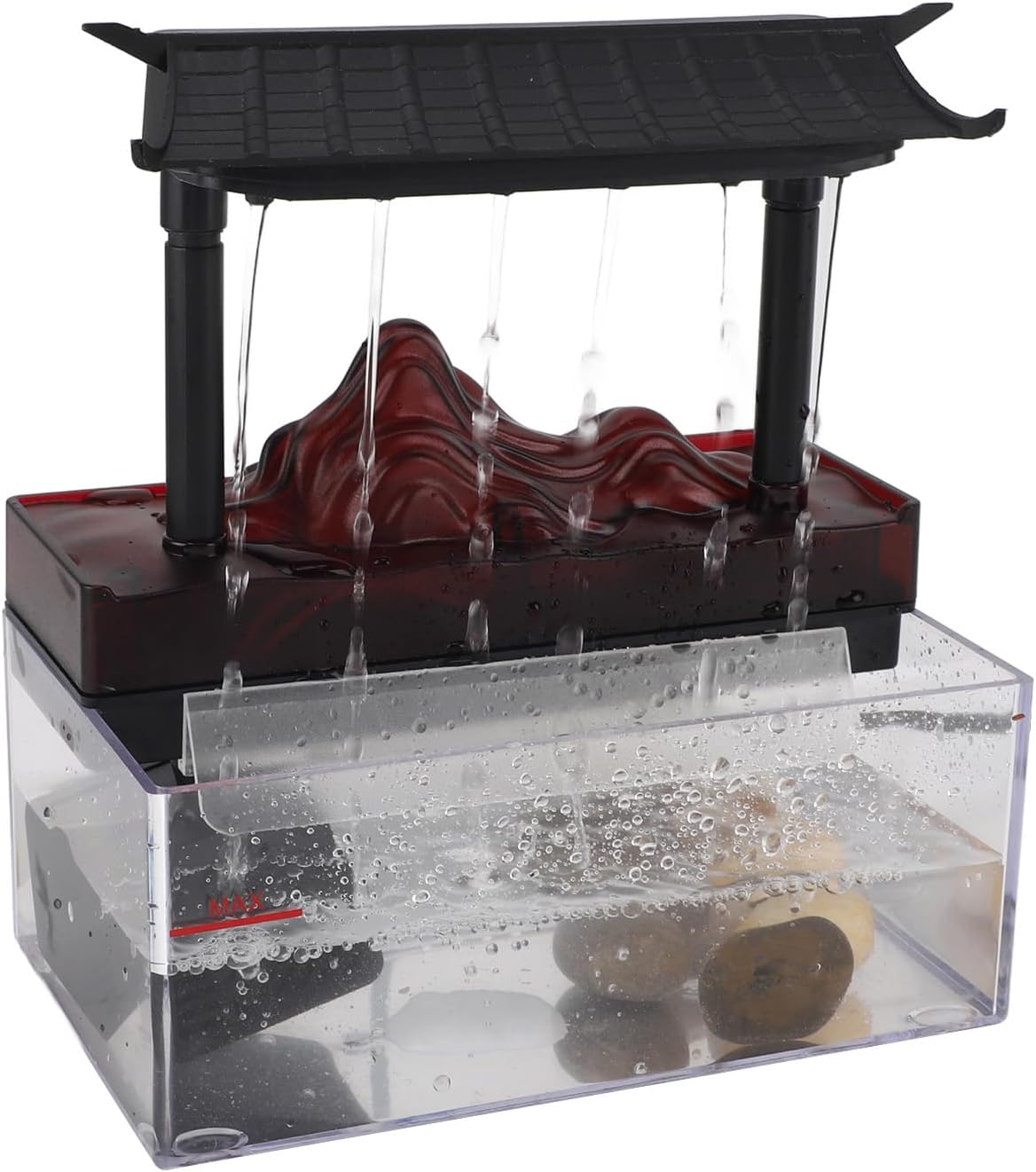 Tabletop Water Fountain with LED and USB Power