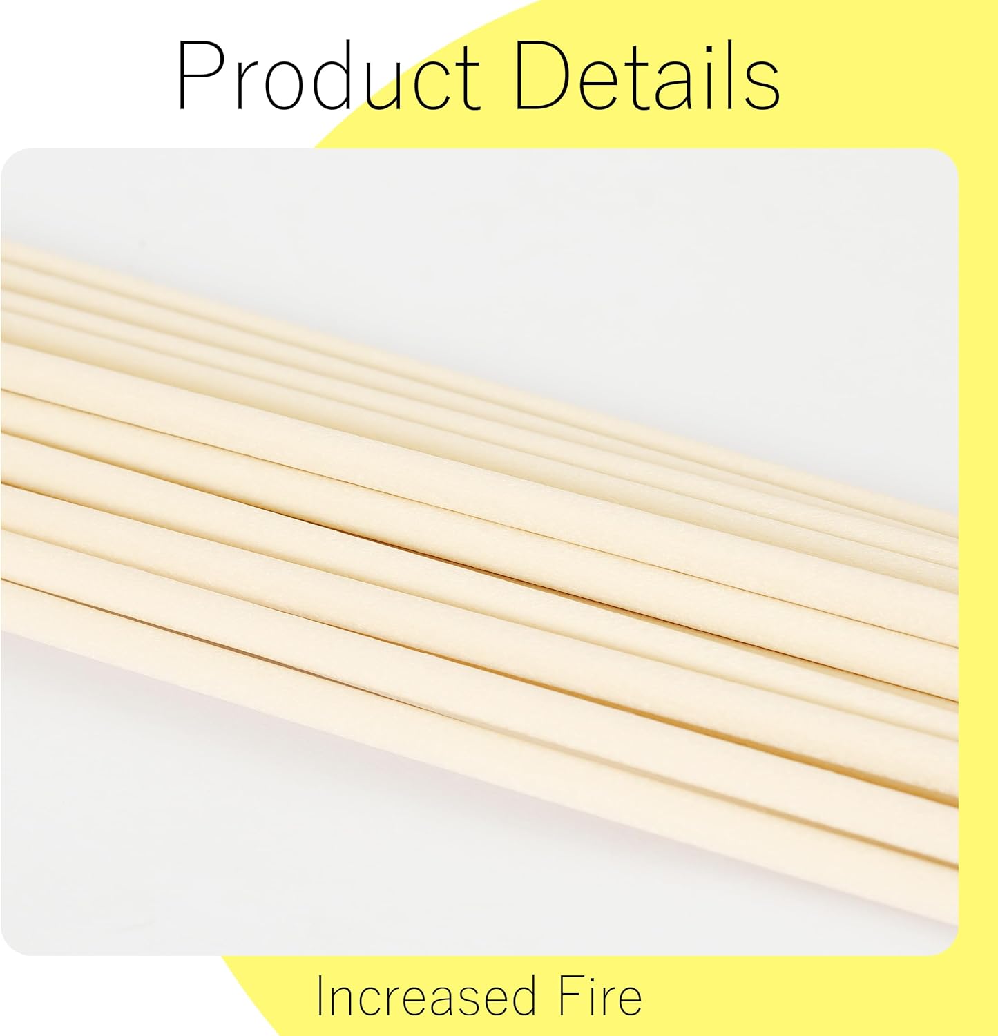 Increased Fire Oil Diffuser Sticks 50pcs Thick Reed