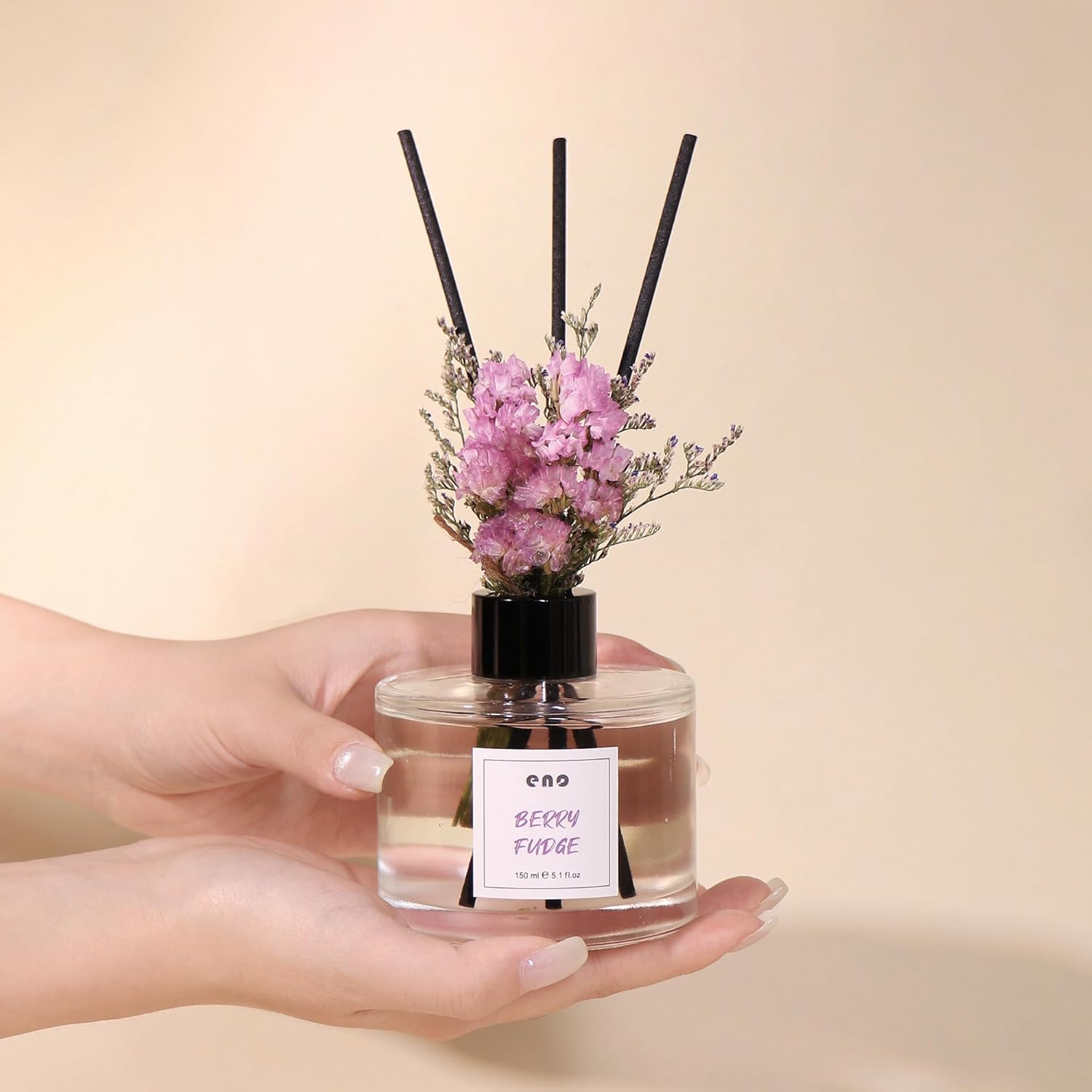 Flower Reed Diffuser Set with Essential Oils and Dried Flowers