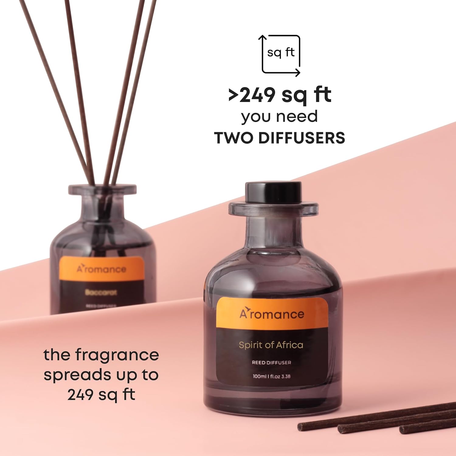 Spirit of Africa Reed Diffuser Set - Floral Woody Fragrance