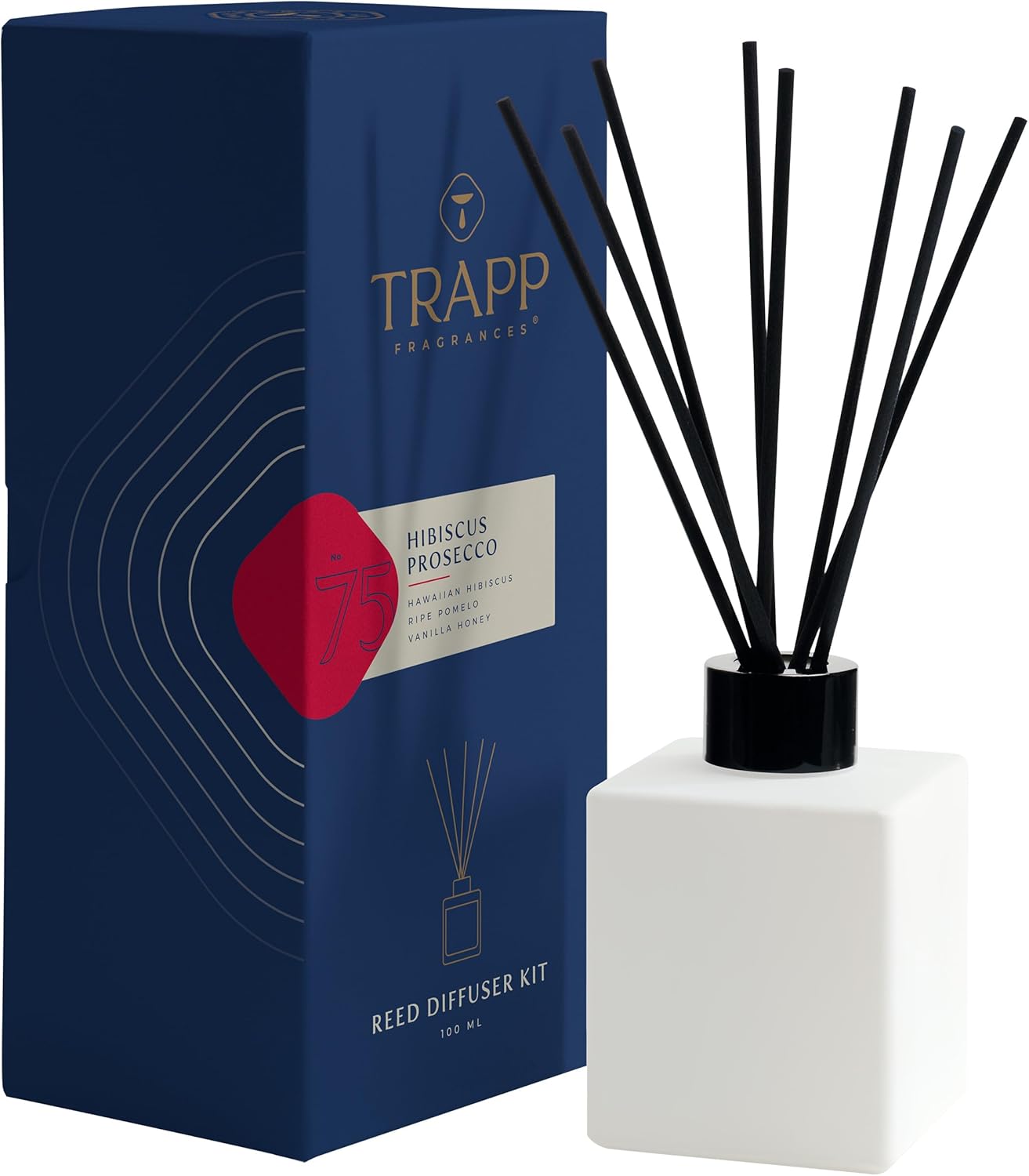 Trapp No 75 Hibiscus Prosecco Reed Diffuser Kit
