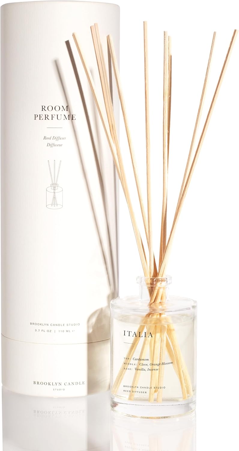 Brooklyn Candle Studio Reed Diffuser - Italia Relaxing Fragrance Set