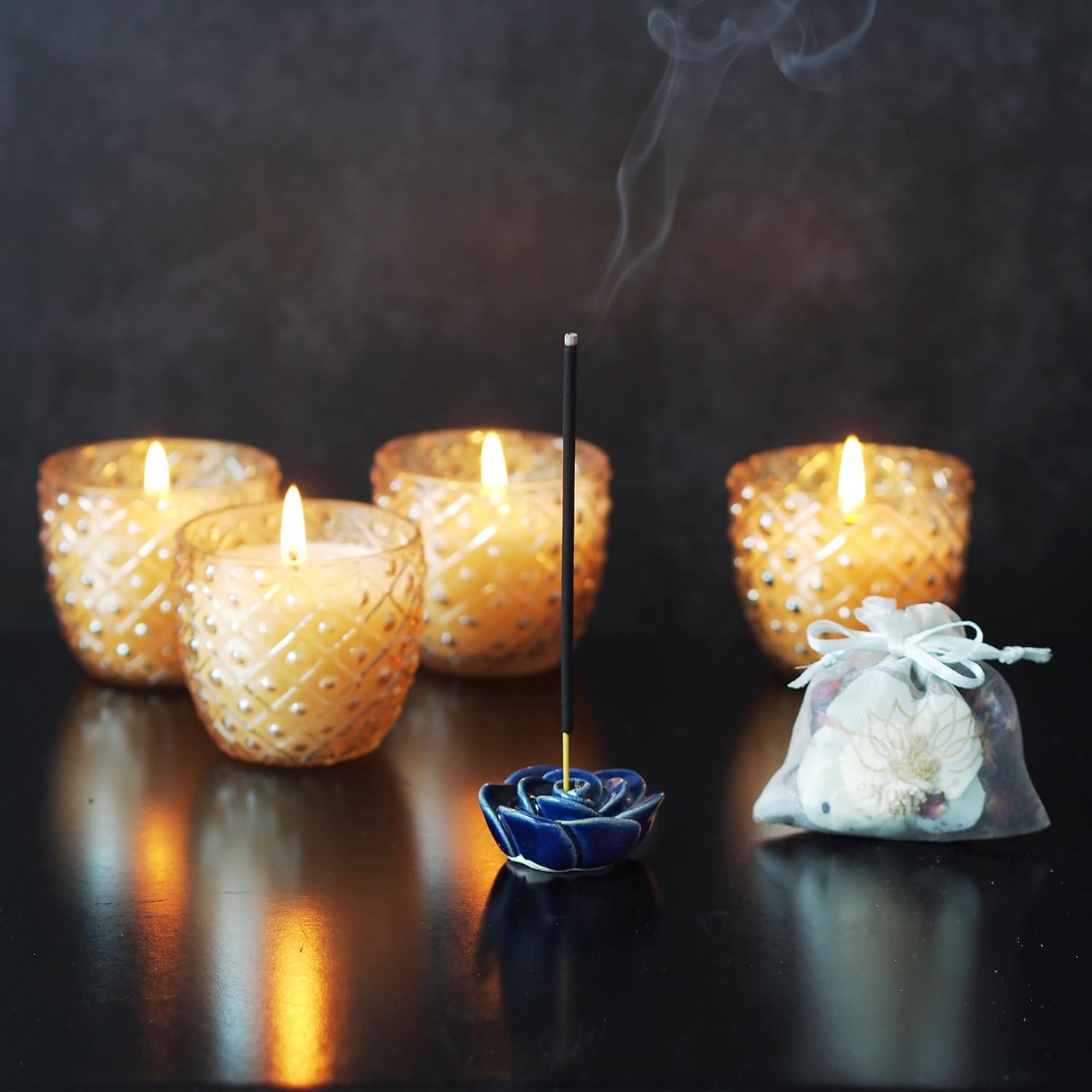 Hosley Unity Candles Set Wedding Bundle with Fragrance Gift Box
