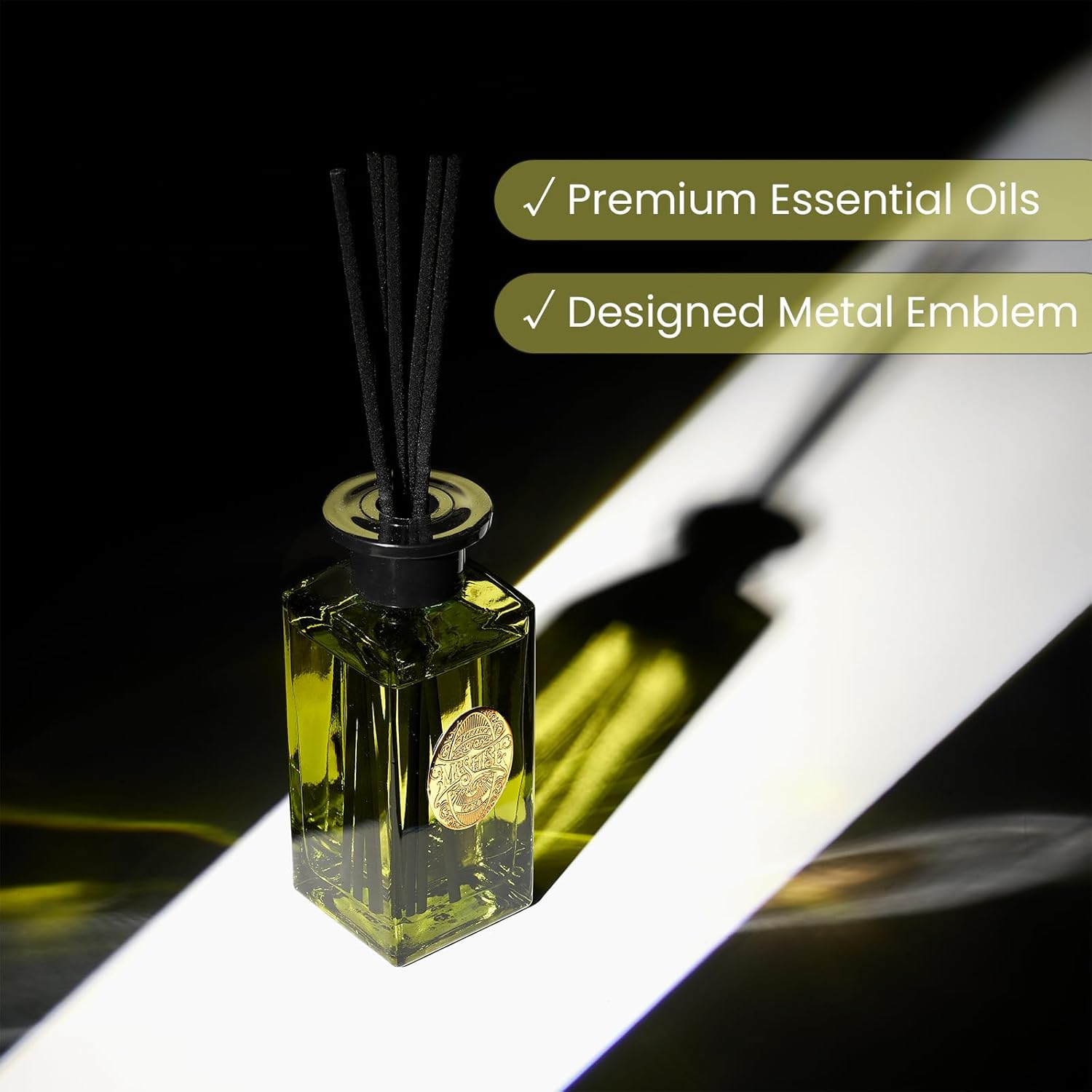 MSENSE 63 Oz Large Reed Diffuser Set Eucalyptus Mint