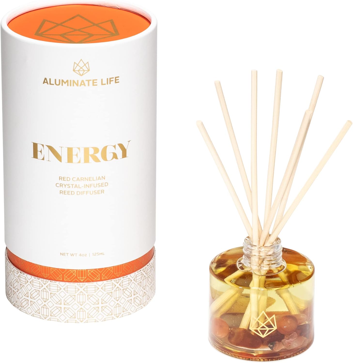 Crystal Infused Reed Diffuser 4 Oz Energy Red Carnelian