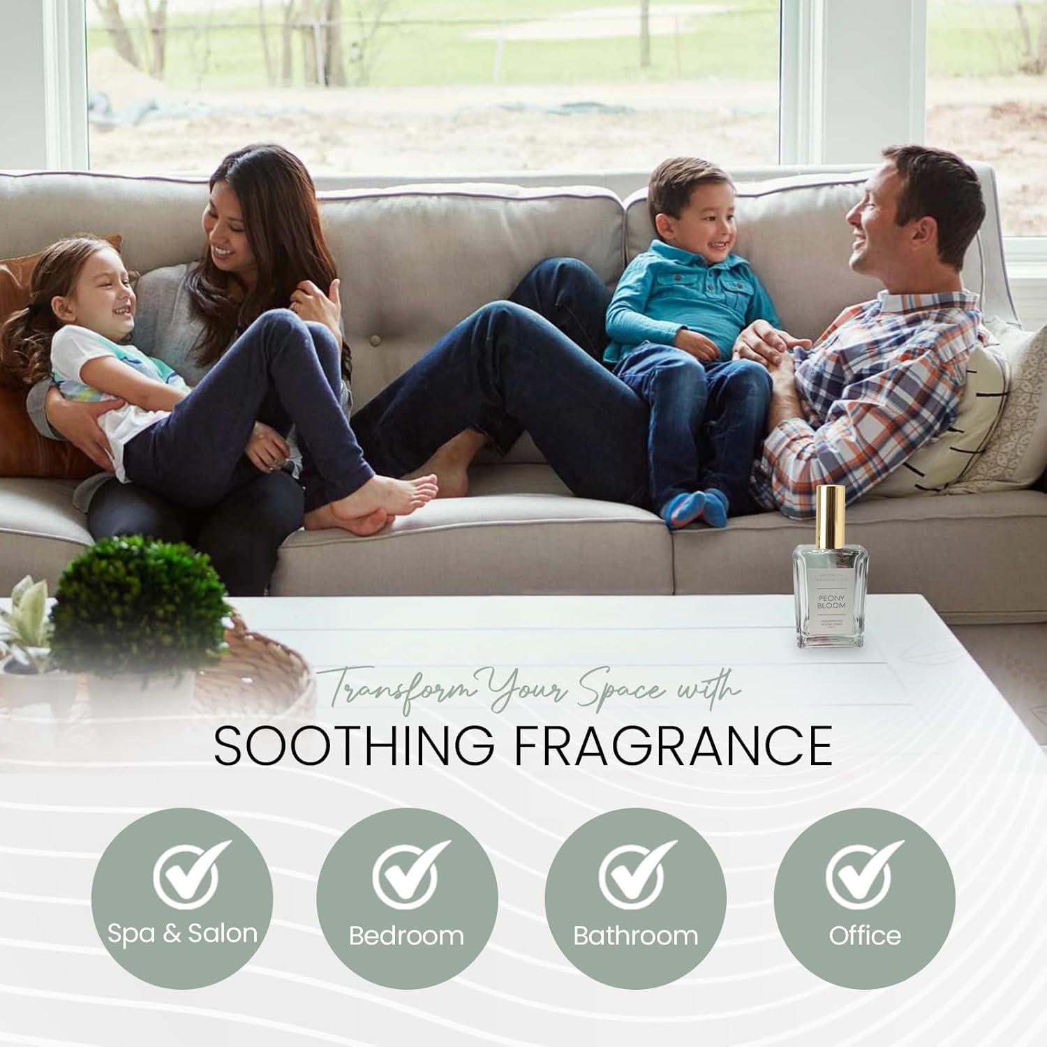 Brooklyn Fragrance Co BFC- Florals Room Spray - Premium Peony Scent - 100ml