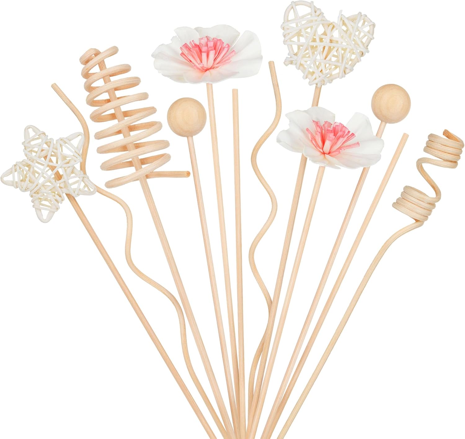 20pc Rattan Flower Diffuser Set for Home and Office Decor
