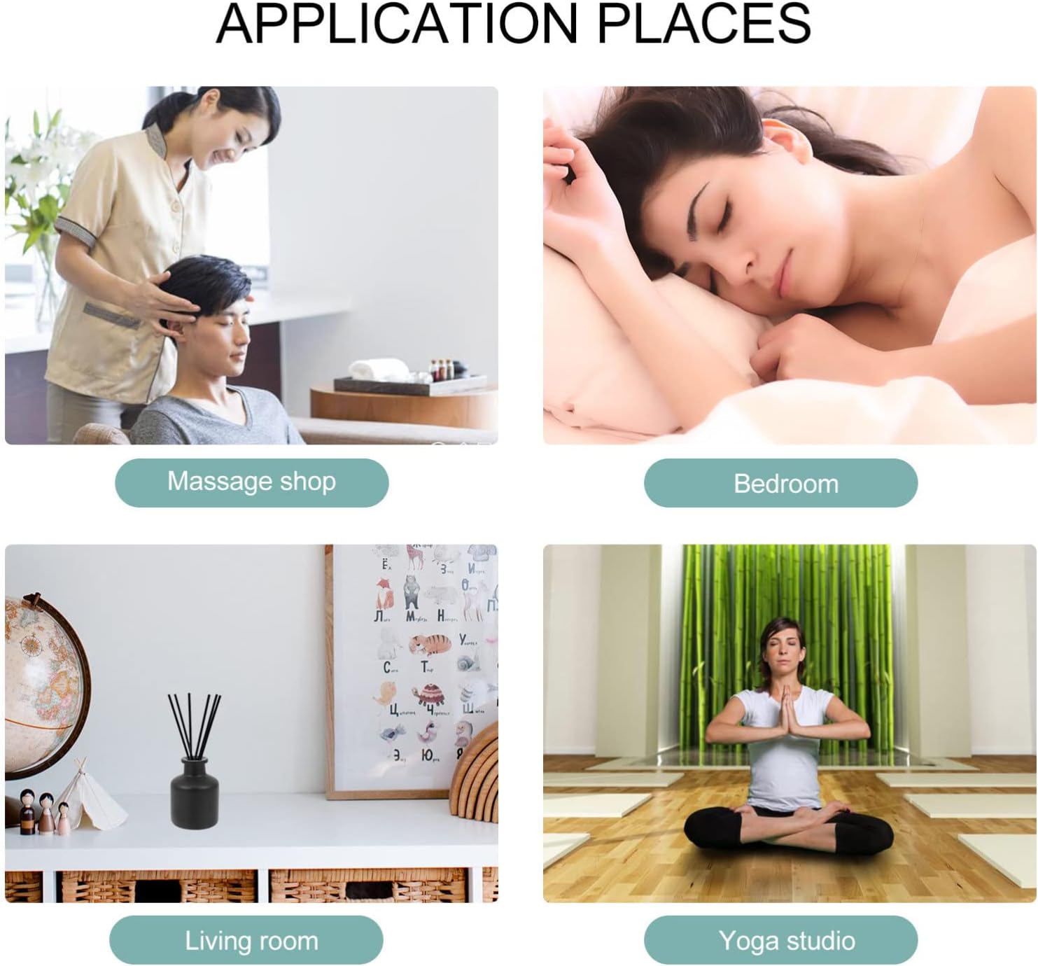Beaupretty 3pcs Aromatherapy Diffuser Set