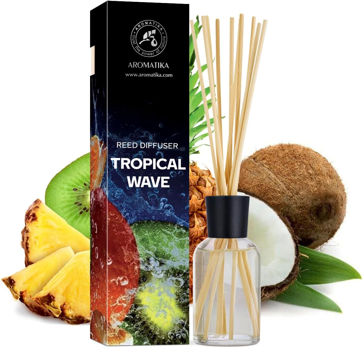 Tropical Wave Reed Diffuser 34 Fl Oz - Natural Aroma