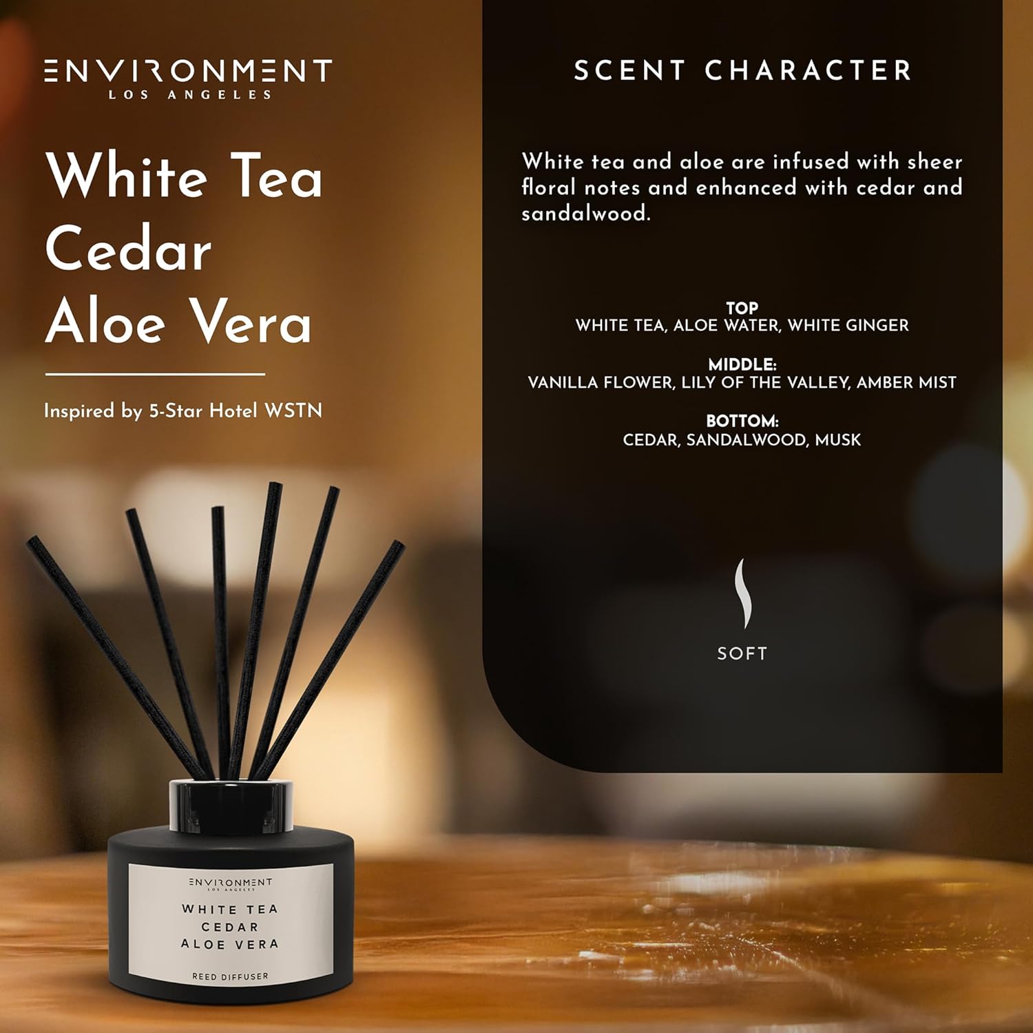 Luxury 5-Star Hotel Inspired Reed Diffuser Set