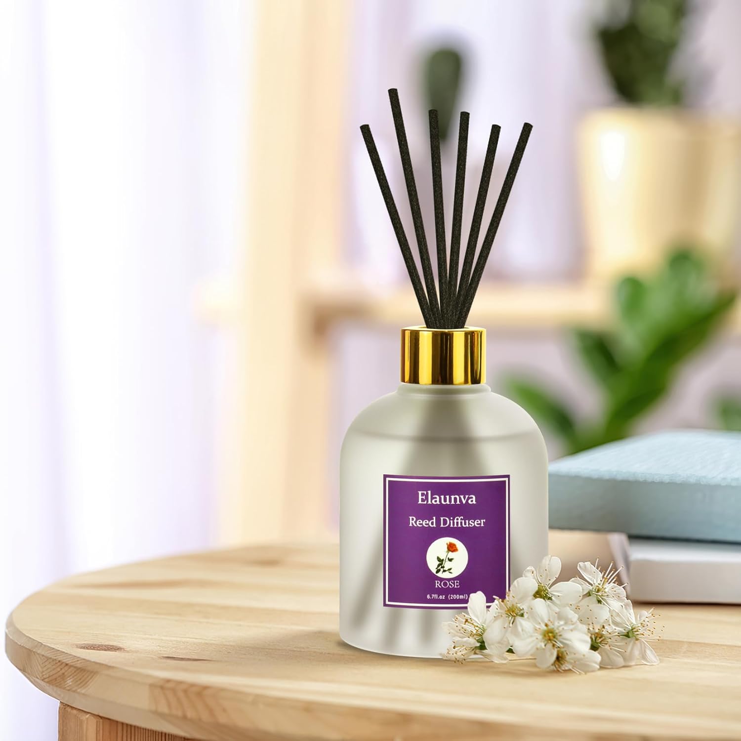 Rose Reed Diffuser Set 67fl oz with 8 Sticks