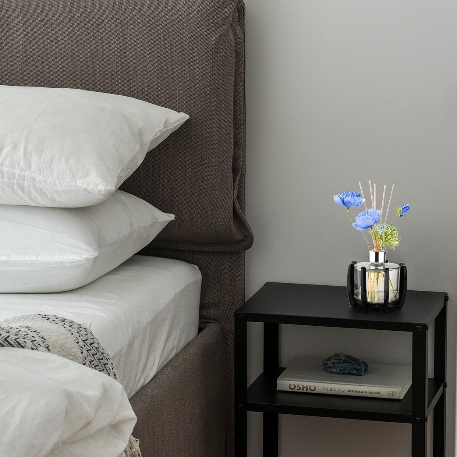 Preserved Flower Diffuser Holder No-Drill Wall Mount for Home Use