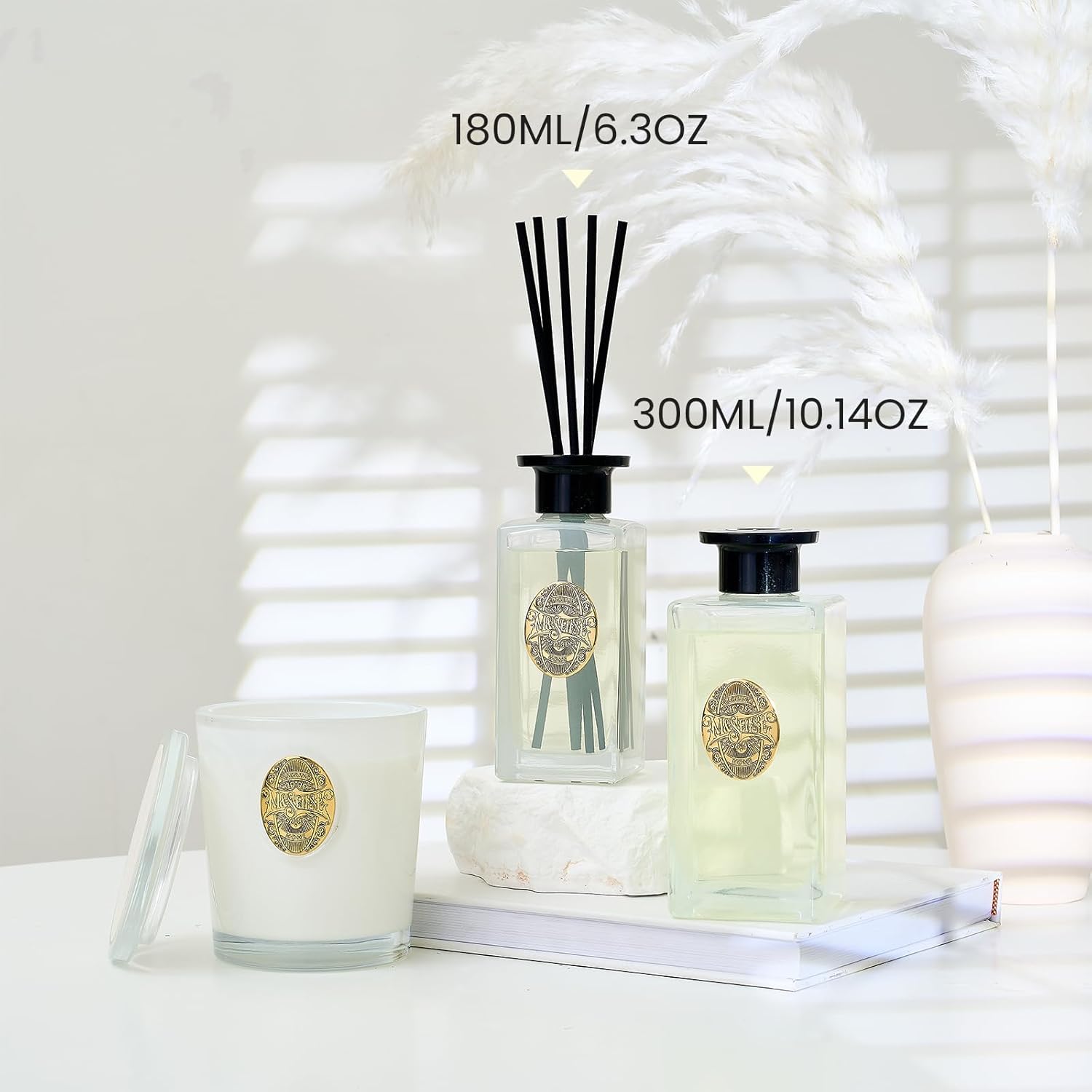 MSENSE 65 Oz Large Reed Diffuser Set