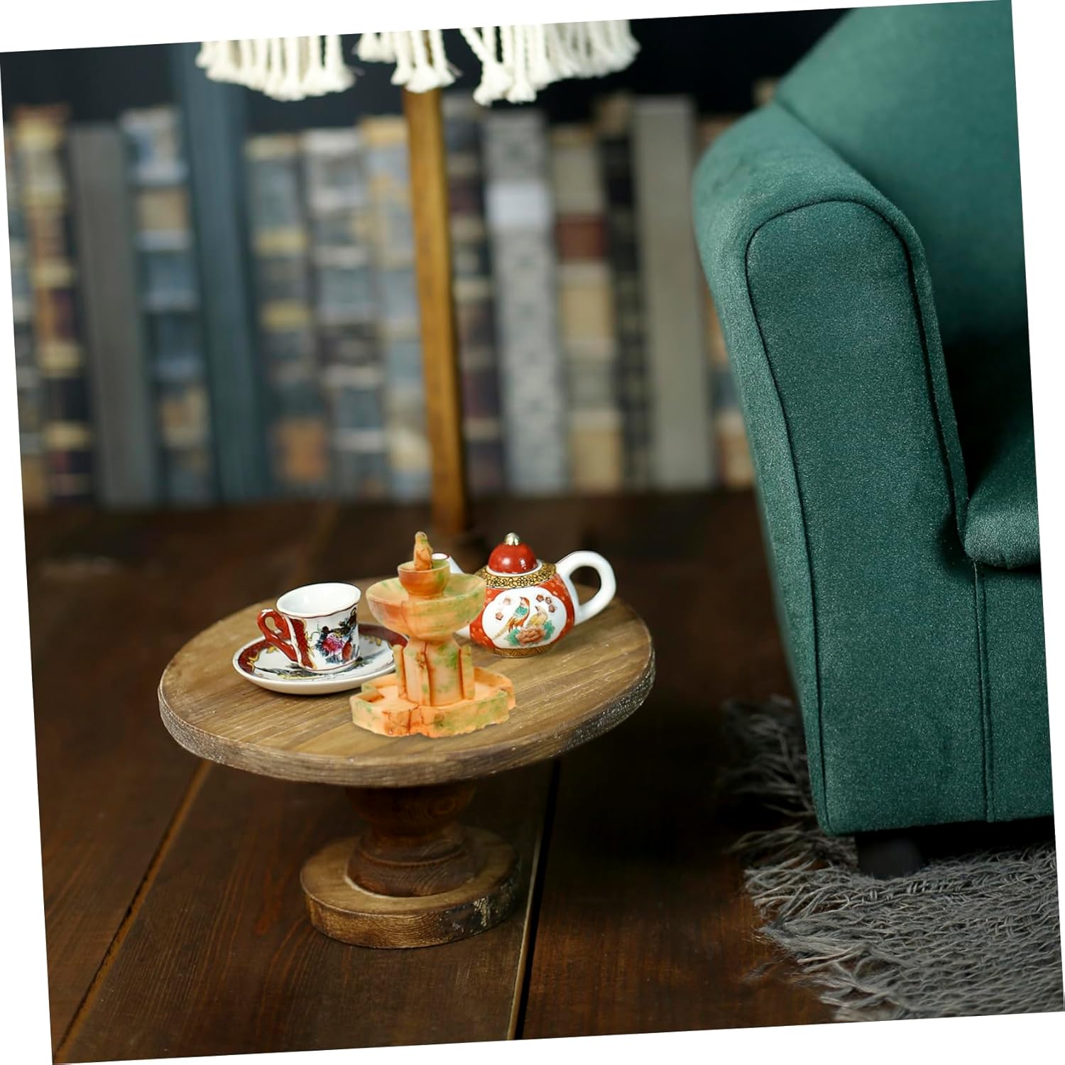 3Pcs Miniature Resin Fountain Decor for Tabletop and Fairy Garden