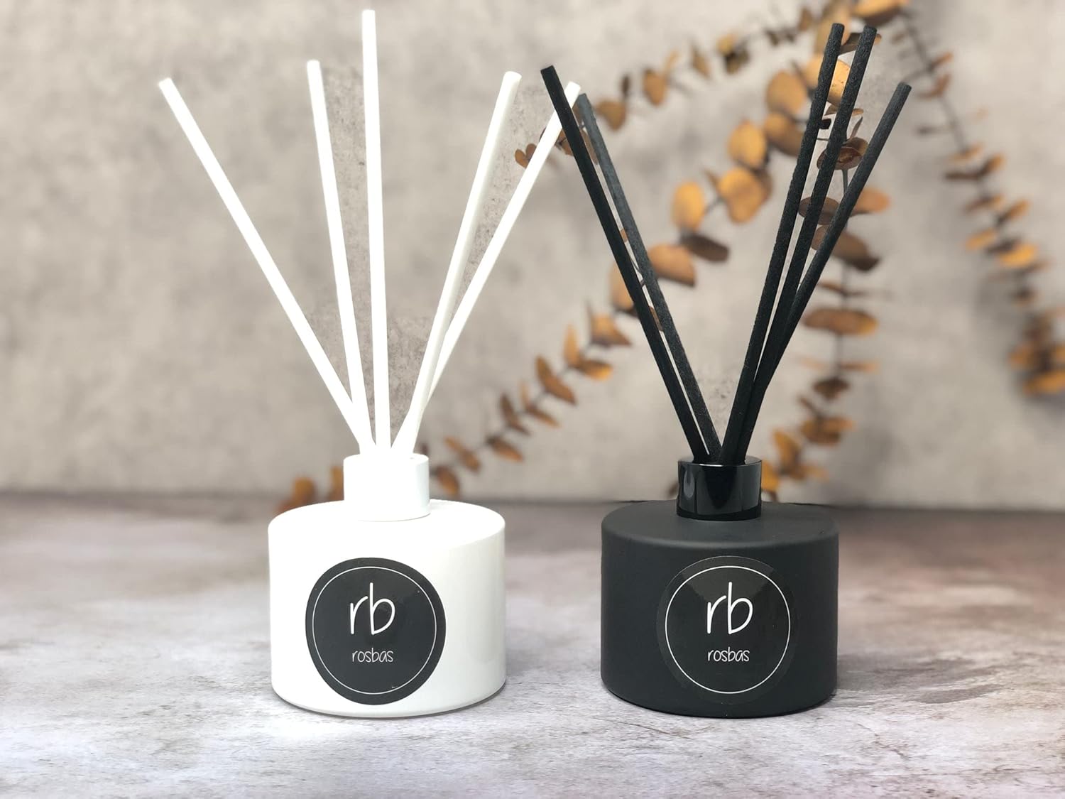 Rosbas Reed Diffuser Set with Palo Santo Scent