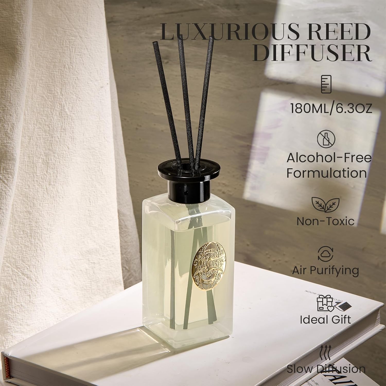 MSENSE 65 Oz Large Reed Diffuser Set