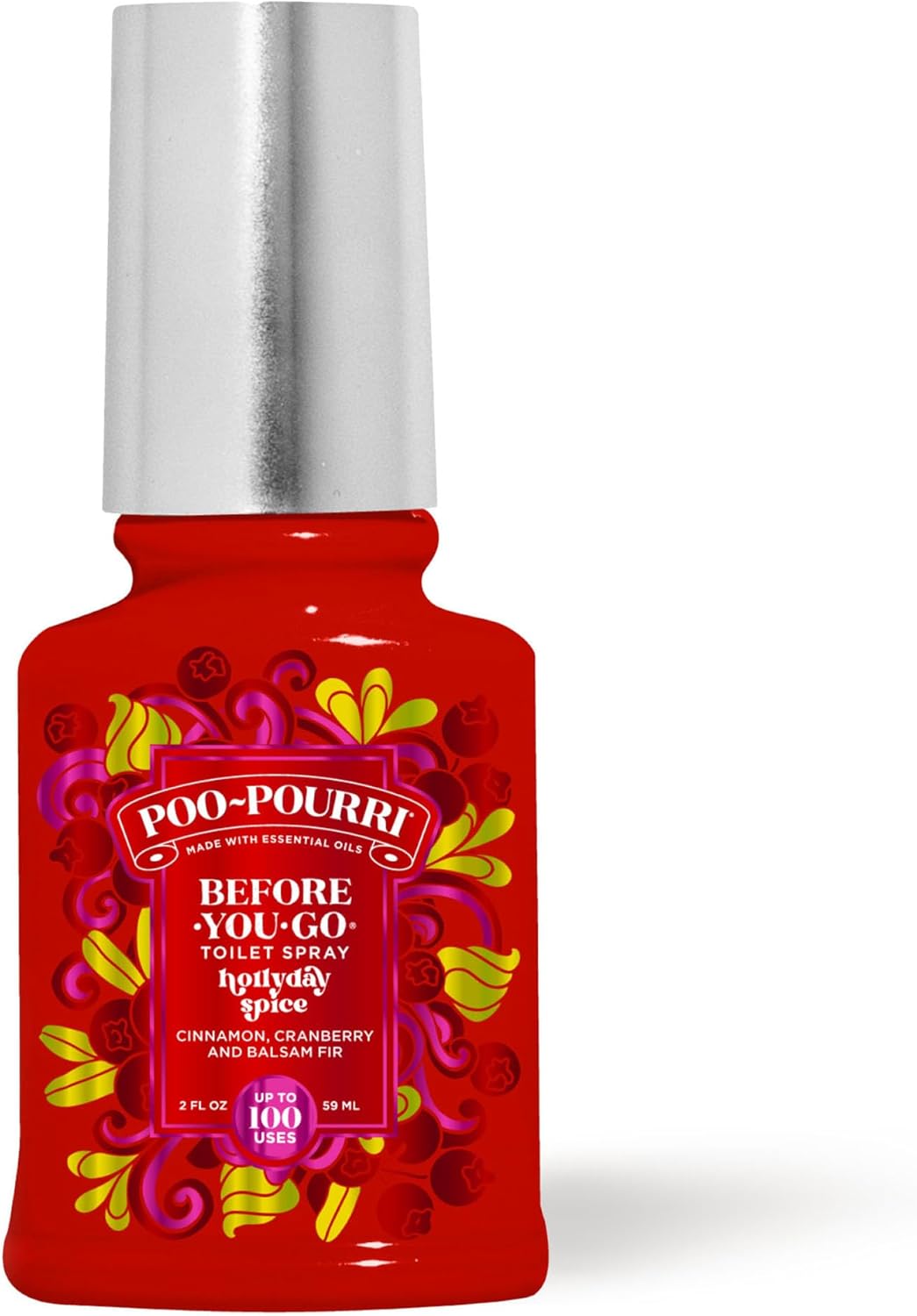 Poo-Pourri Before-You-Go Toilet Spray Holiday Spice 2 Fl Oz