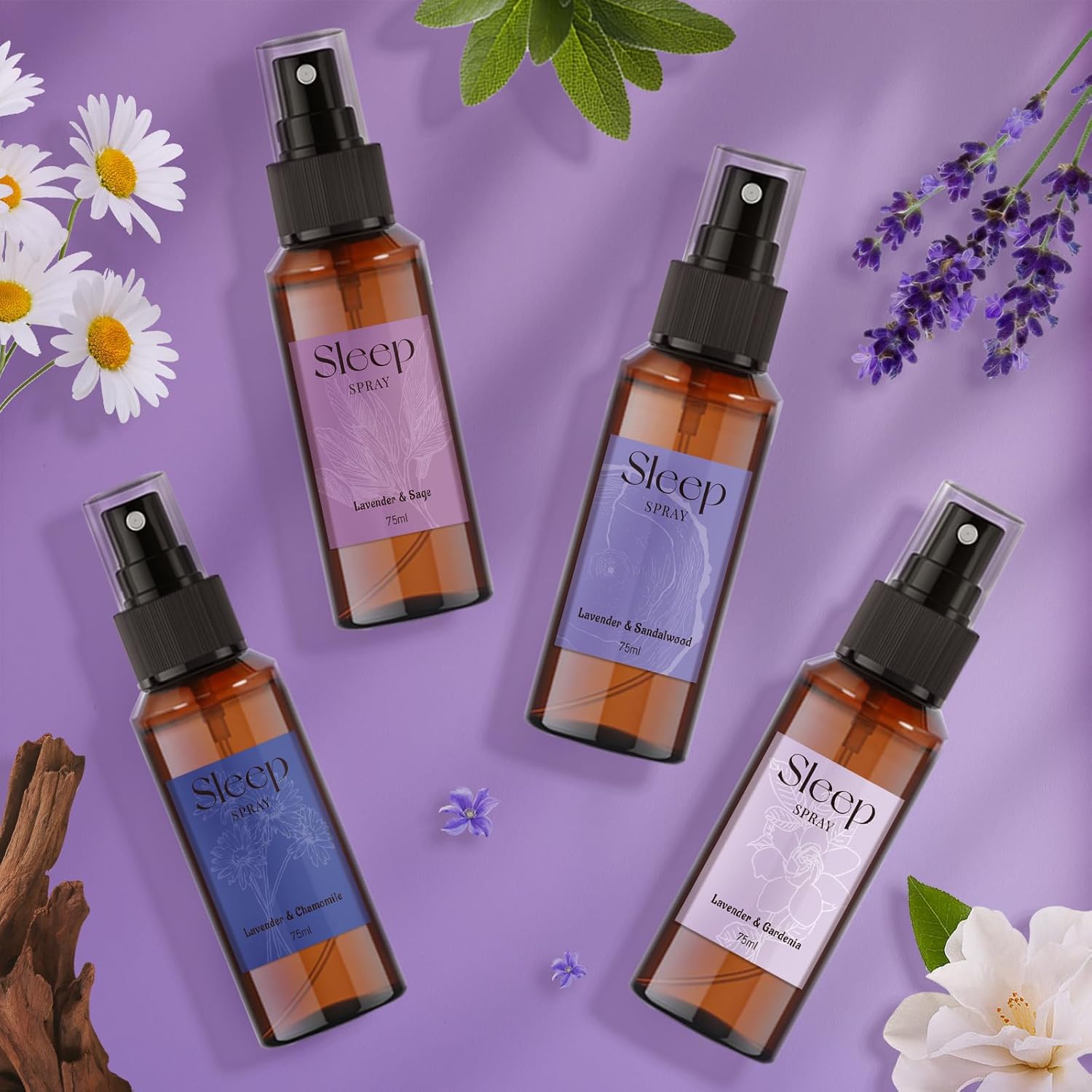 STRN Lavender Blend Fragrant Room Spray Set 4 Pack