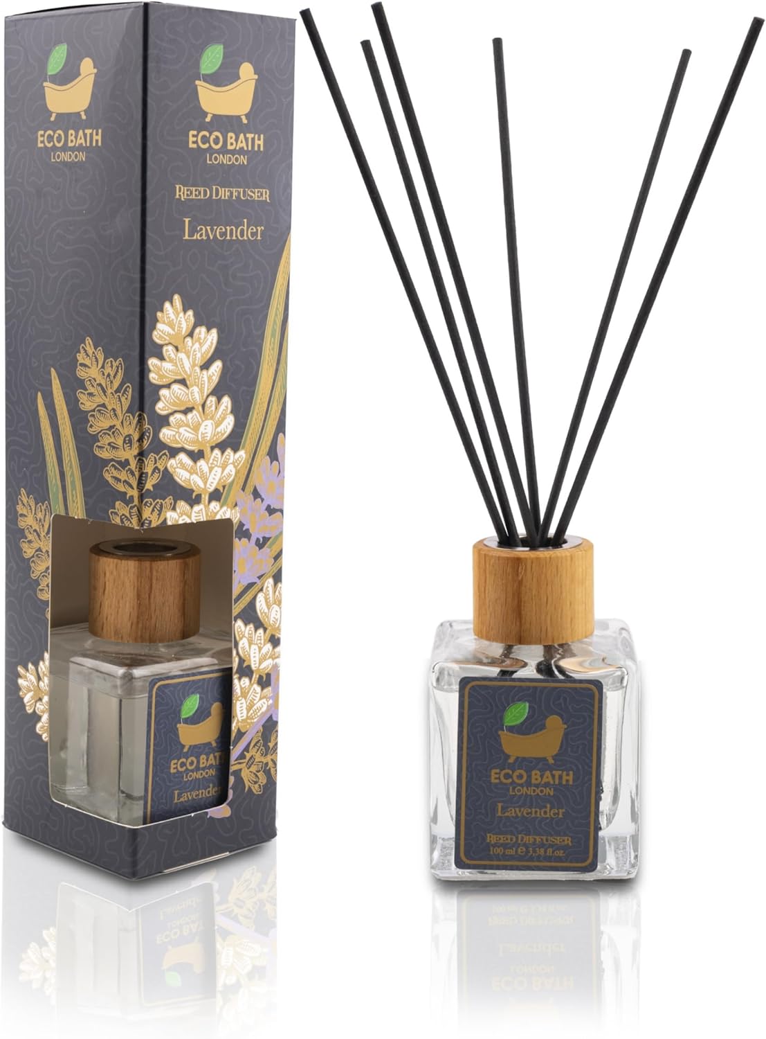 French Lavender Reed Diffuser - 100ml Luxurious Home Fragrance