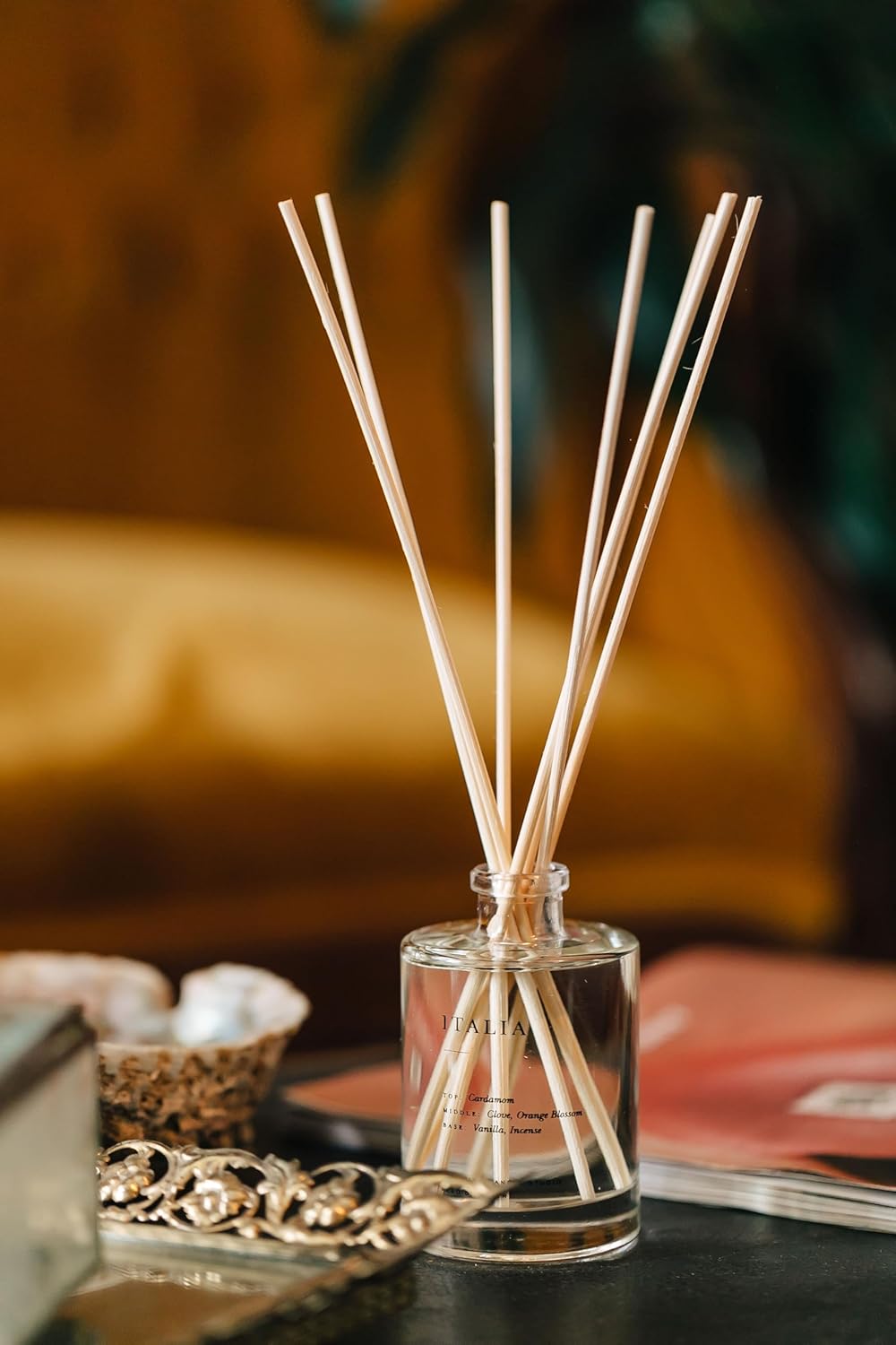 Brooklyn Candle Studio Reed Diffuser - Italia Relaxing Fragrance Set