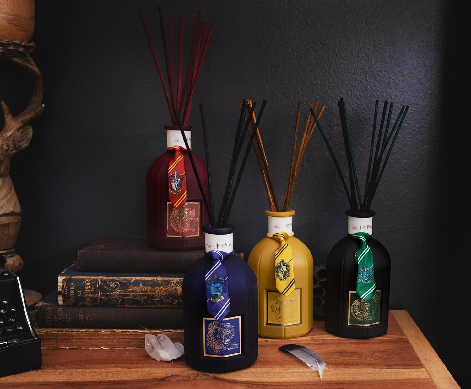 Harry Potter Hogwarts House 4-Piece Reed Diffuser Set