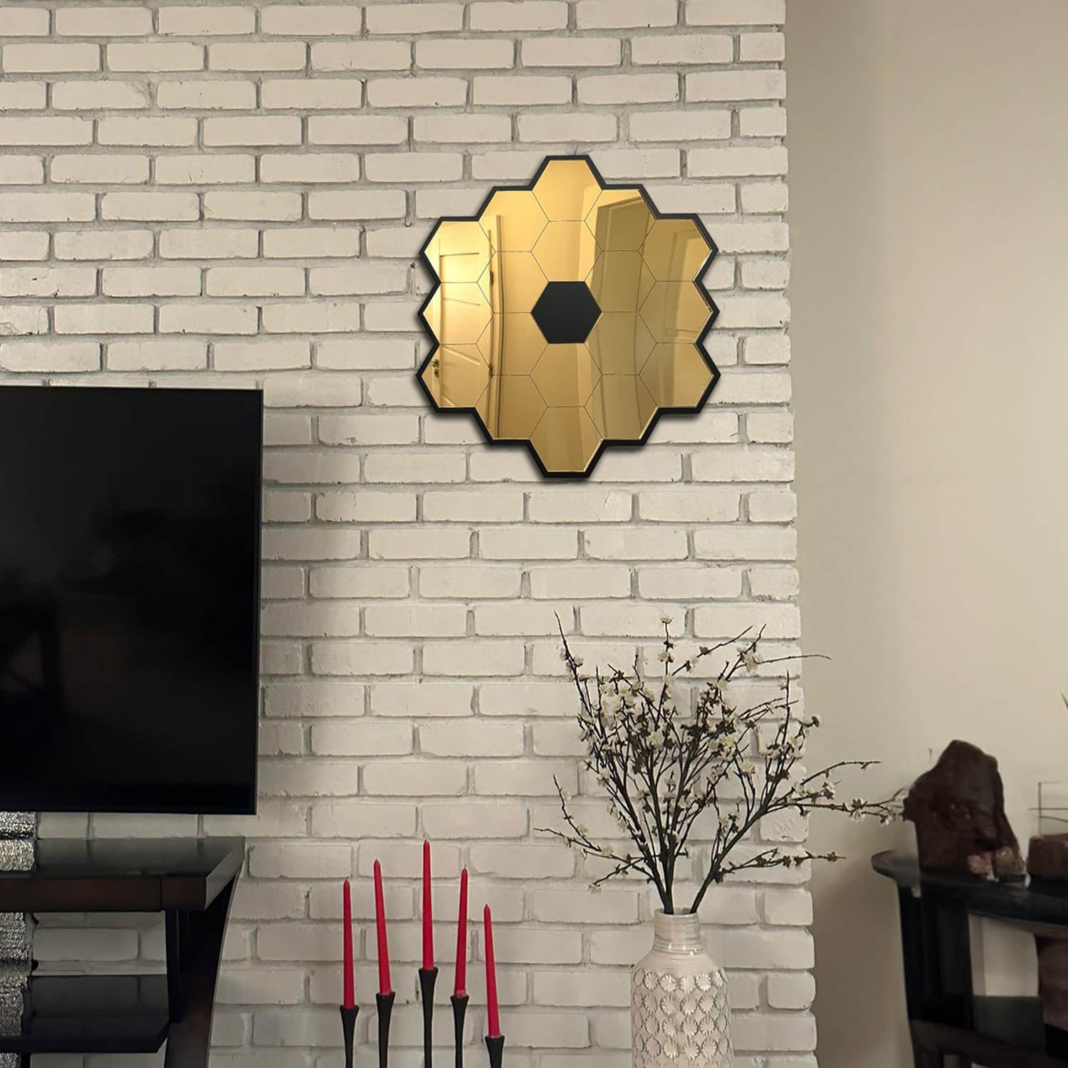 Medium James Webb Telescope Mirror Wall Art