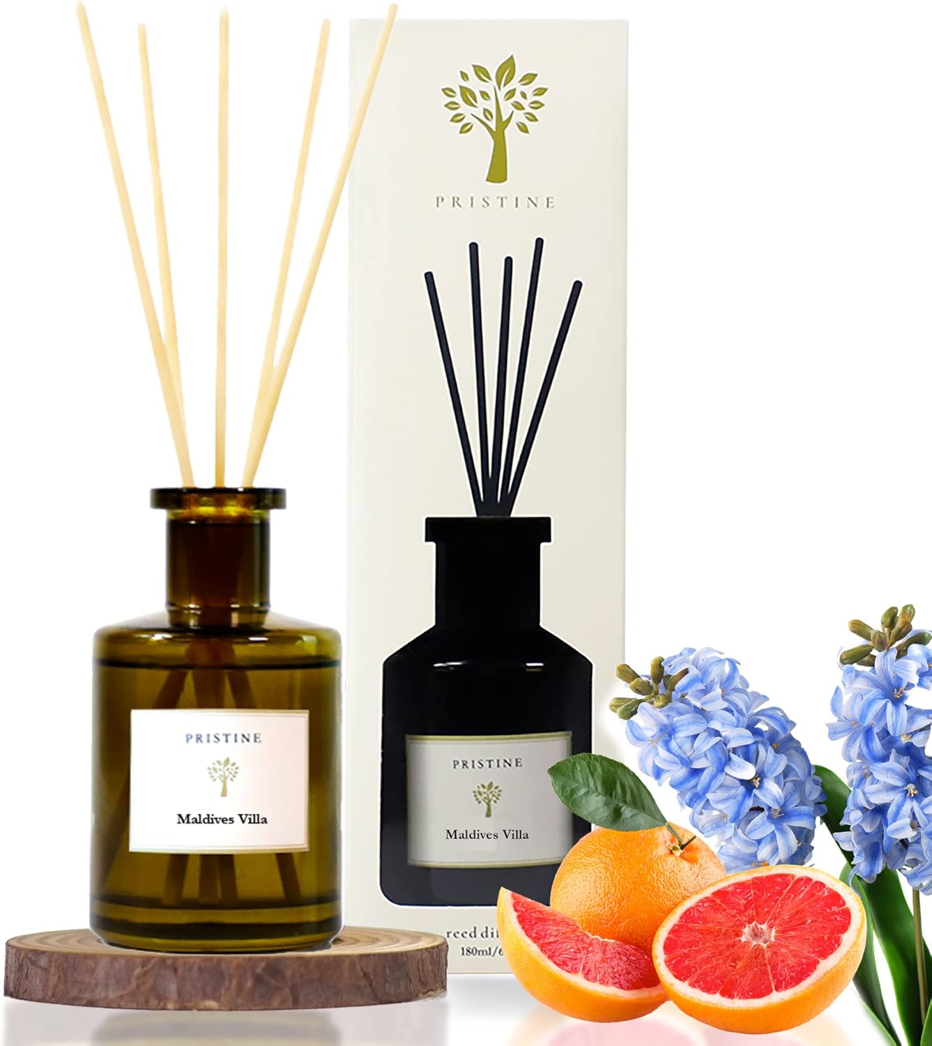 PRISTINE Maldives Resort Inspired Reed Diffuser Set