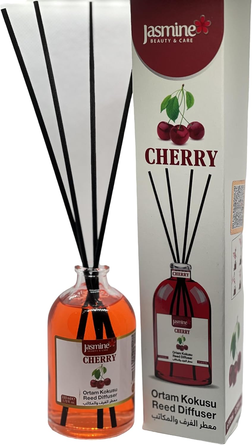 Jasmine Beauty and Care Reed Diffuser Set - Mango Scent 372 Fl Oz