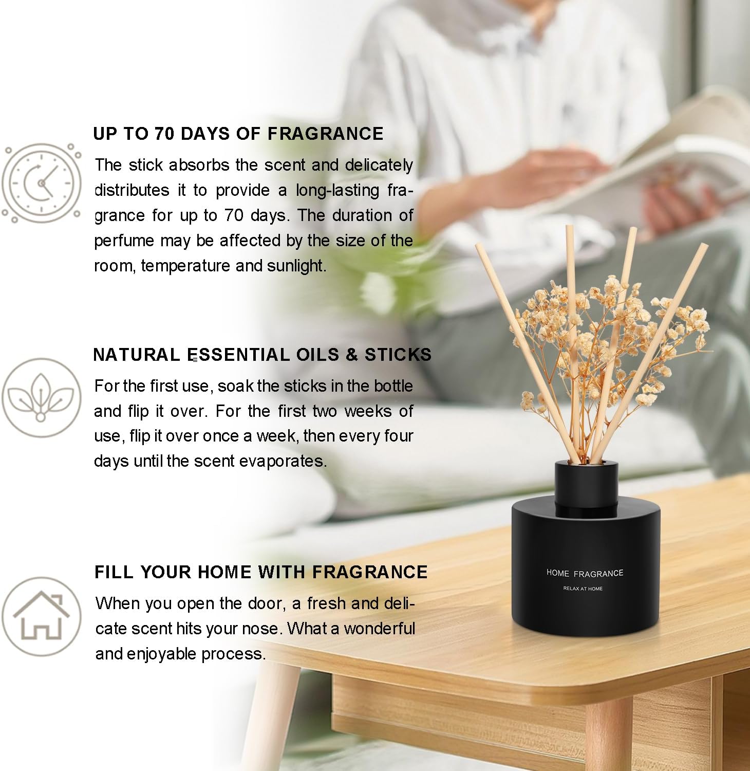 Lodeur Vill 3 Pc Reed Diffuser Set