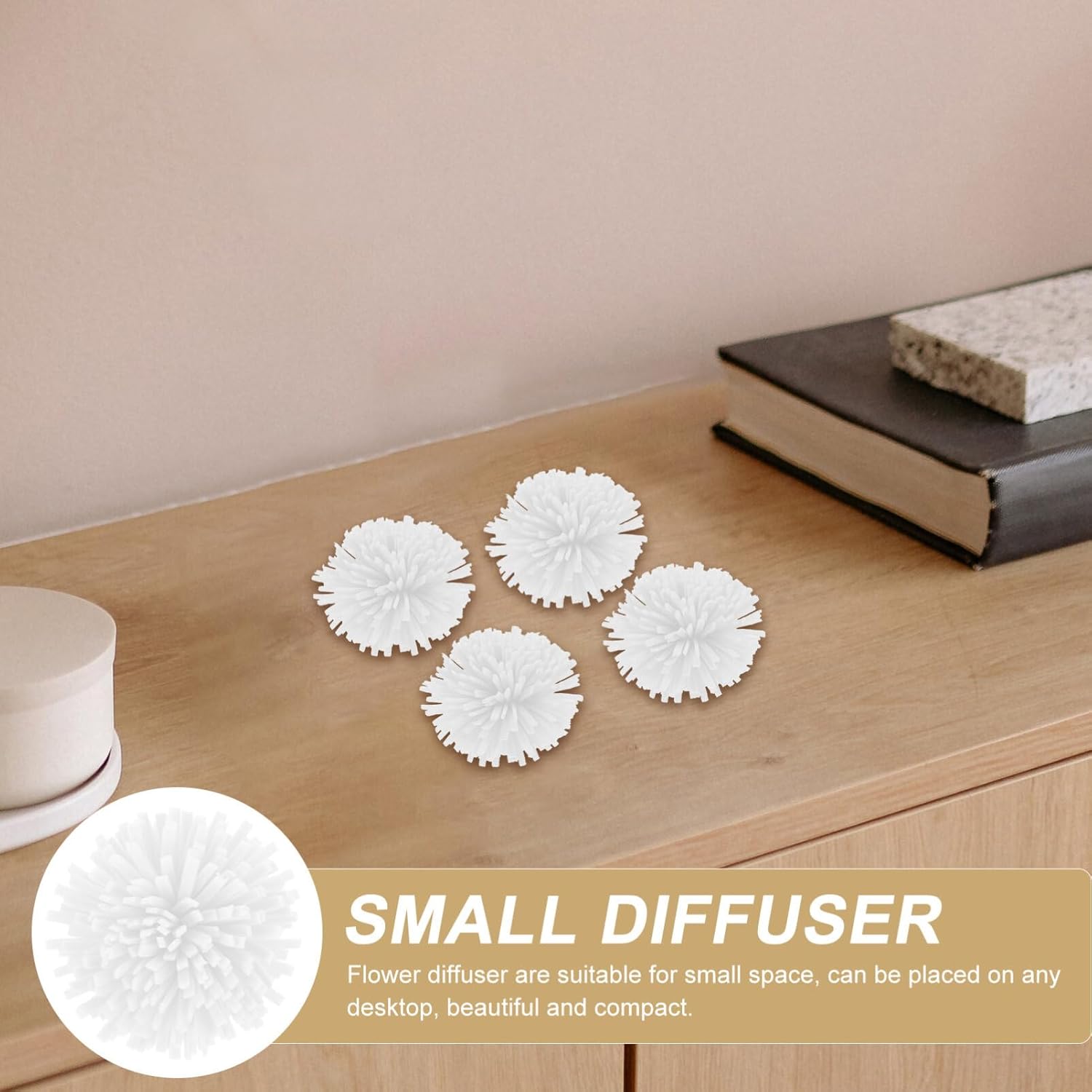 100pcs Hydrangea Flower Aromatherapy Diffuser Set