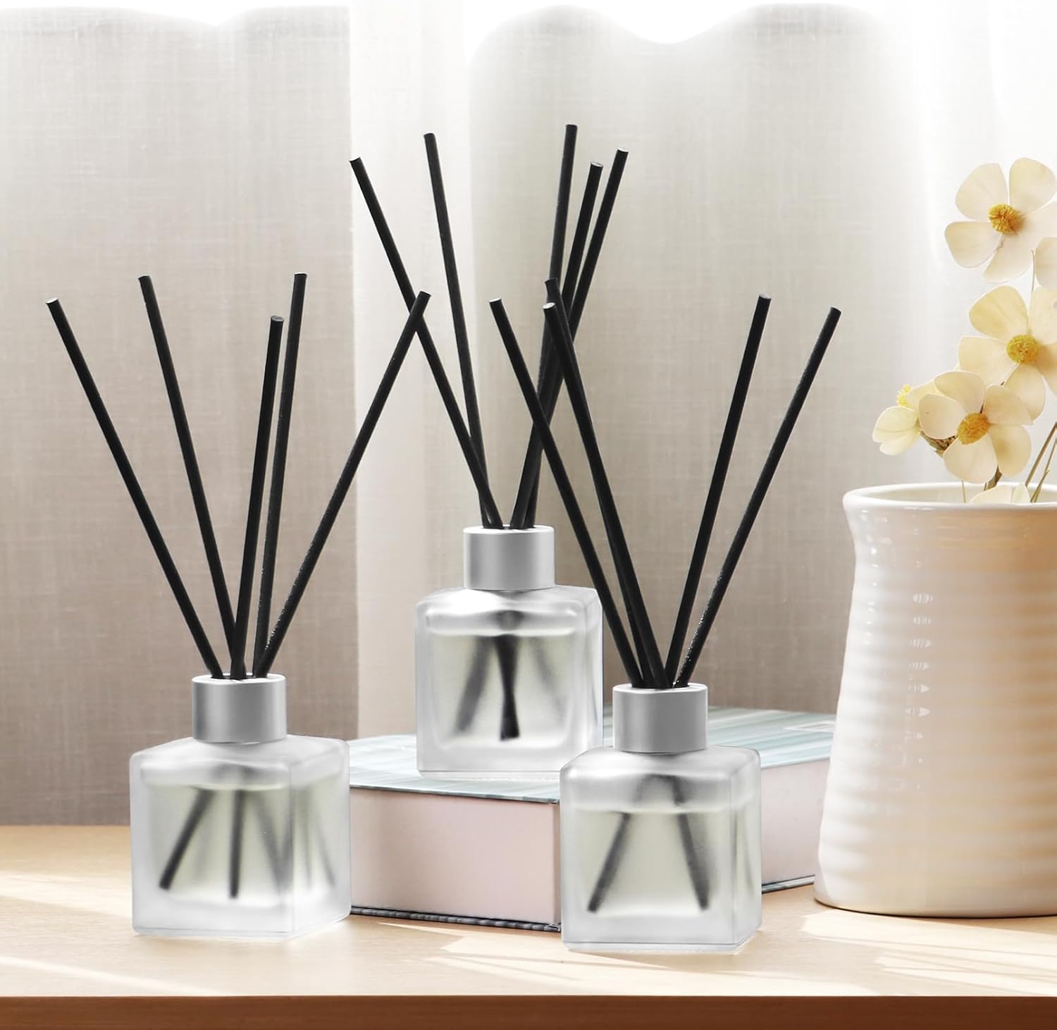 Aeeteek Reed Diffuser Set of 3 with Fragrance Oil