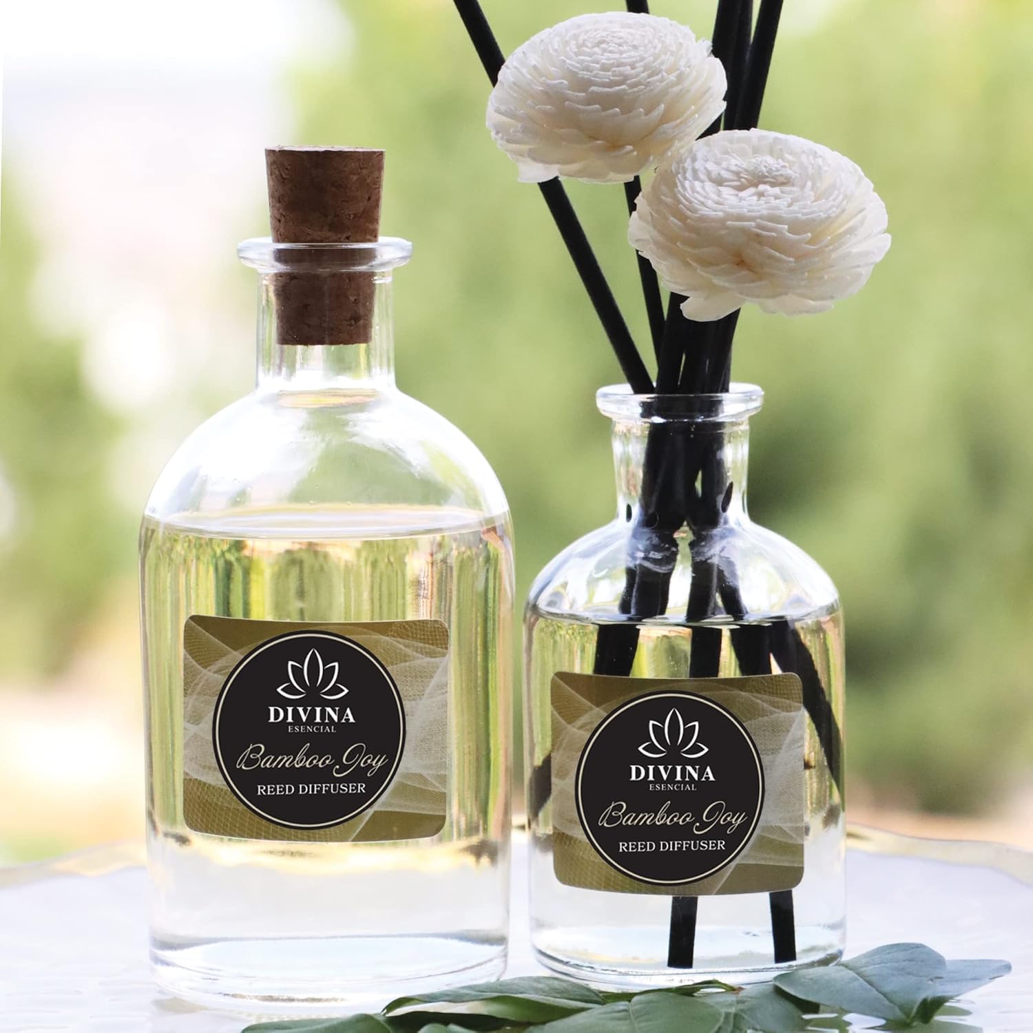 Luxury Bamboo Joy Reed Diffuser Set
