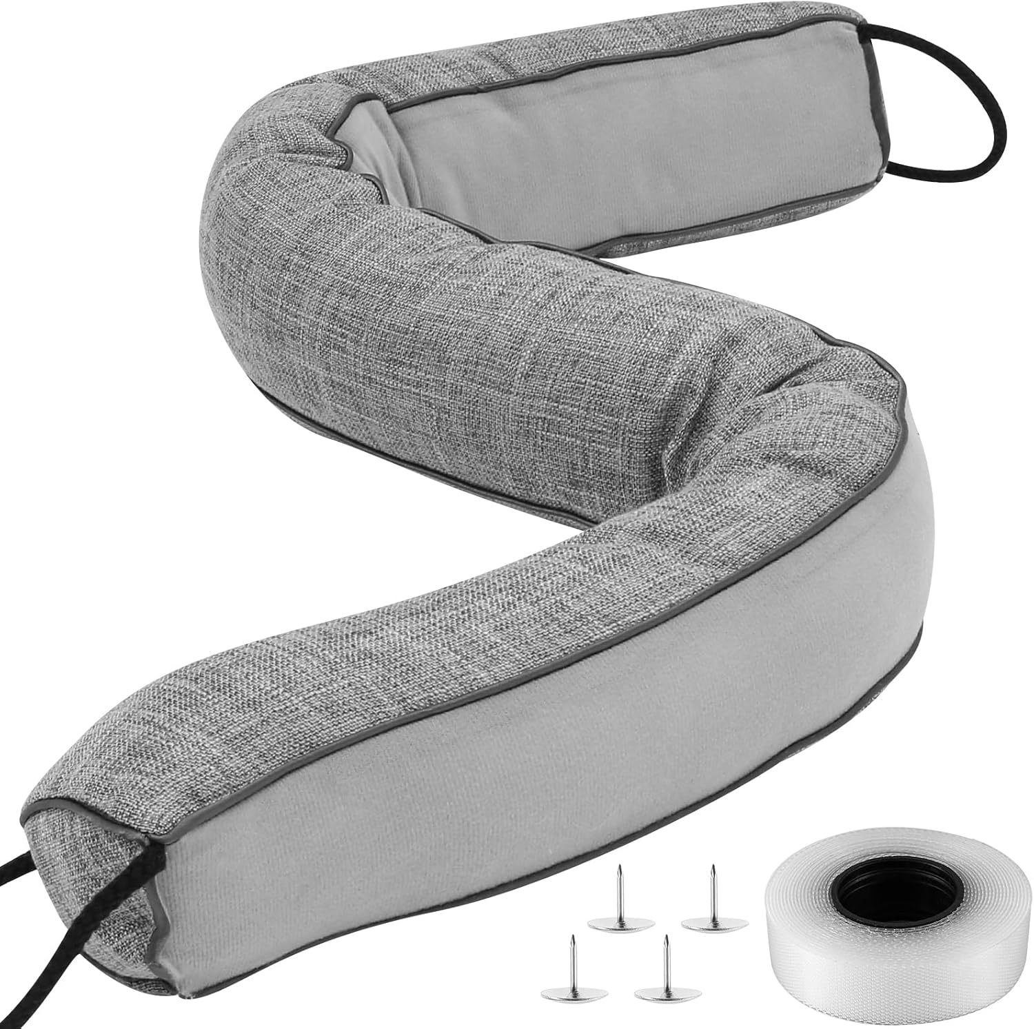 Under Door Draft Stopper Heavy Duty 36 Inches Grey
