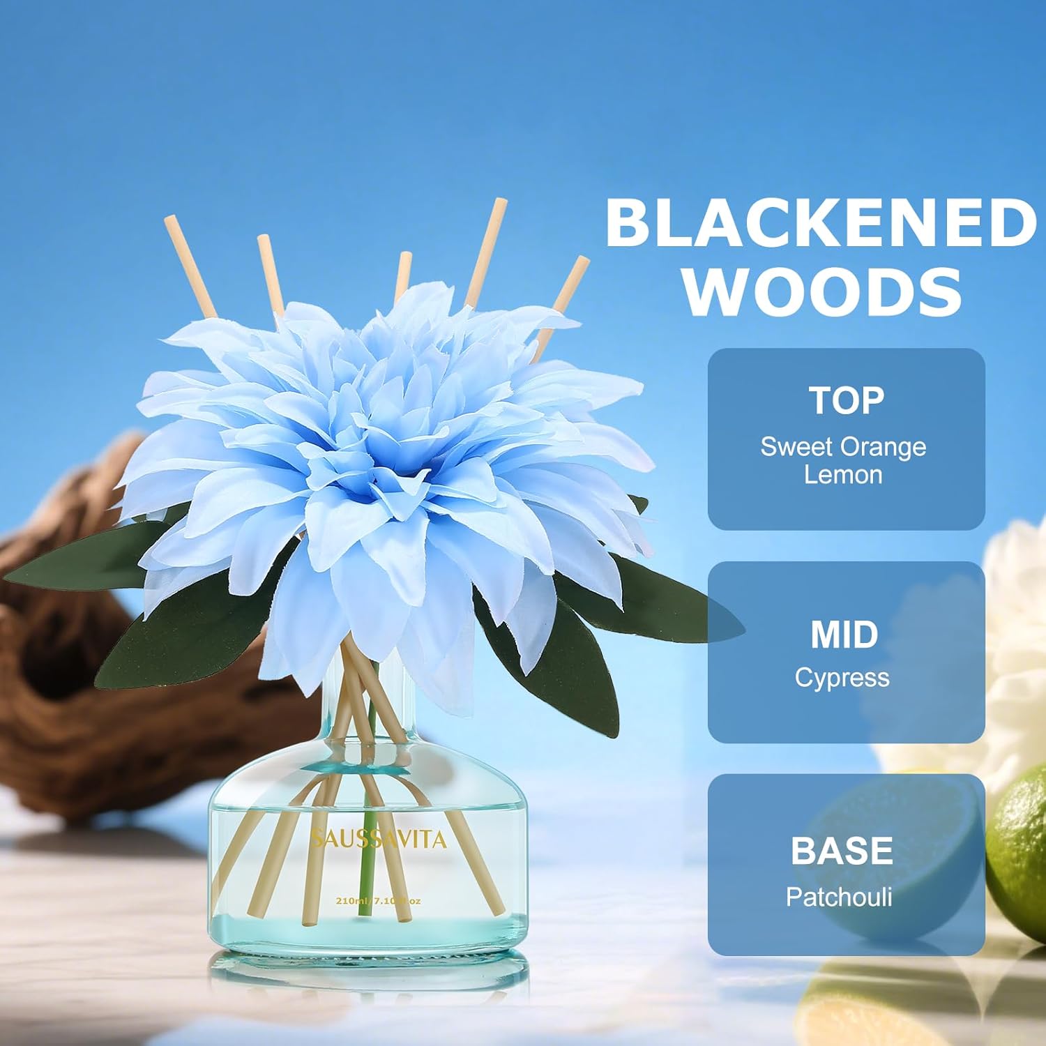 Saussavita Reed Diffuser Set 710 Oz with 7 Sticks