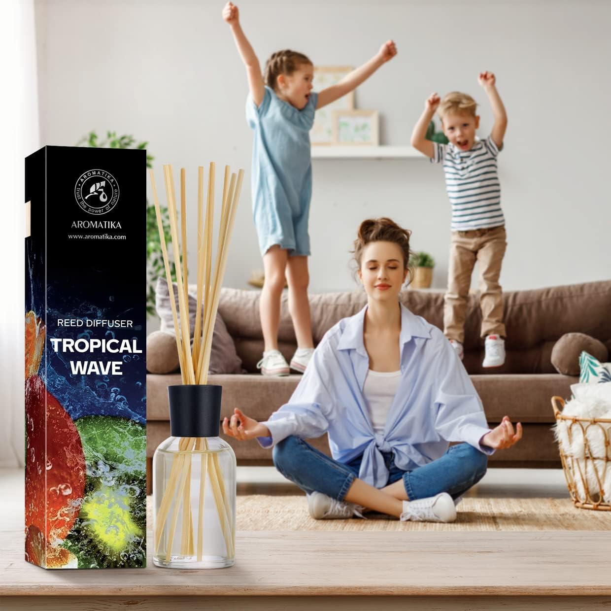 Tropical Wave Reed Diffuser 34 Fl Oz - Natural Aroma