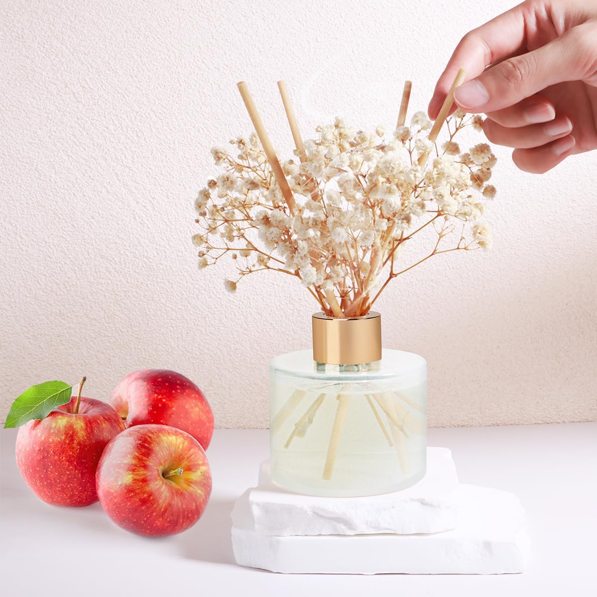 Scent Diffuser Set with 3 Bottles and 24 Sticks
