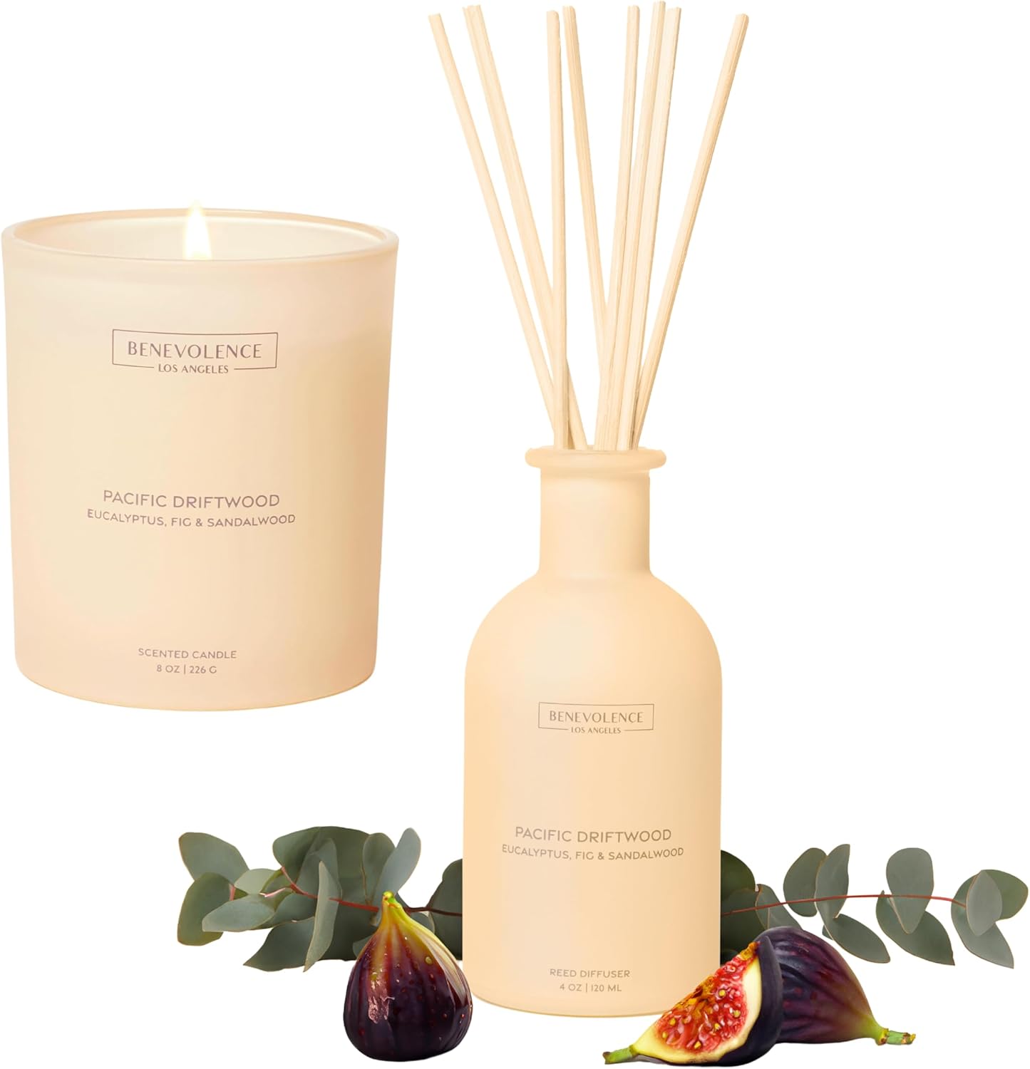 Benevolence LA Pacific Driftwood Diffuser and Candle Set