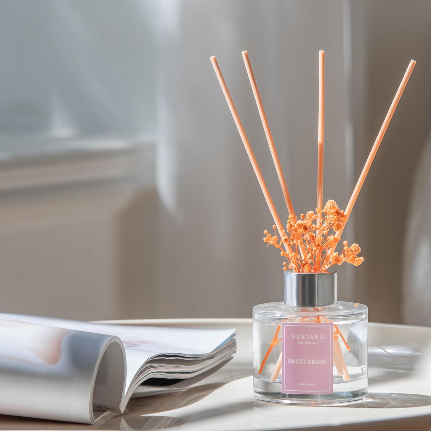 Dexiang 338 Oz Eucalyptus Lemon Verbena Reed Diffuser Set