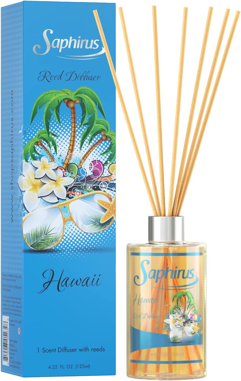 Saphirus Reed Diffuser Set with Natural Fragrance