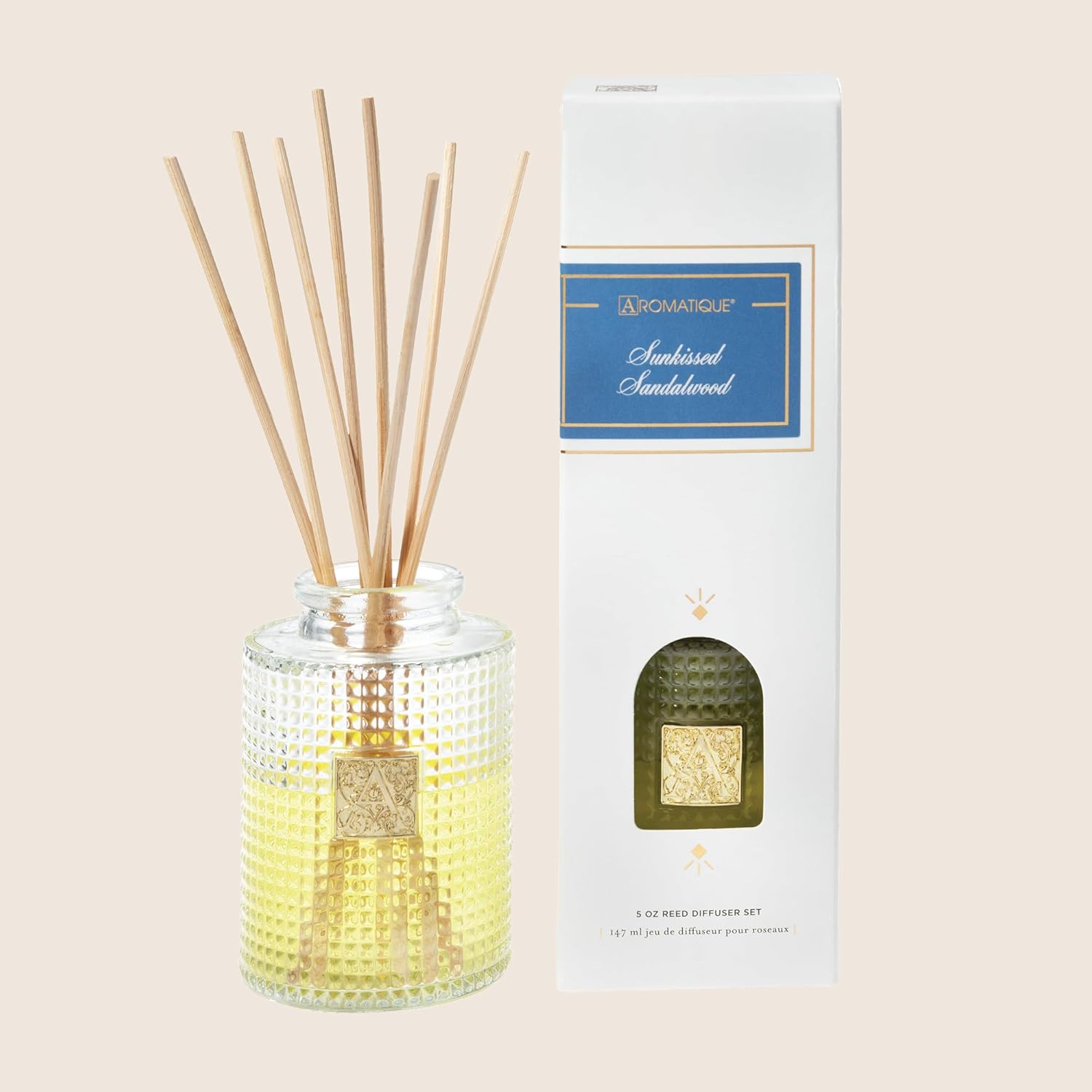 Sunkissed Sandalwood Reed Diffuser Gift Set