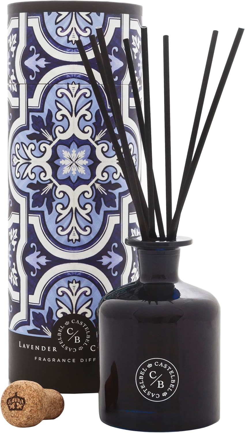 Castelbel Reed Diffuser Set Portuguese Tile Fragrance Luxury Elegant Home Decor Oil Based Long Lasting Aroma