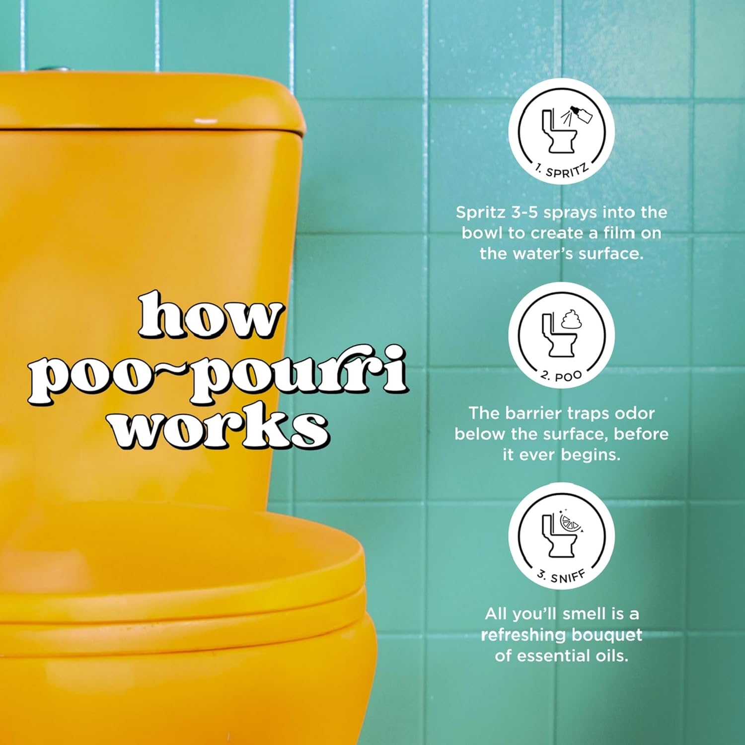 Pourri Poo-Pourri Toilet Spray 2 Fl Oz Cypress Cedar Smoked Vanilla