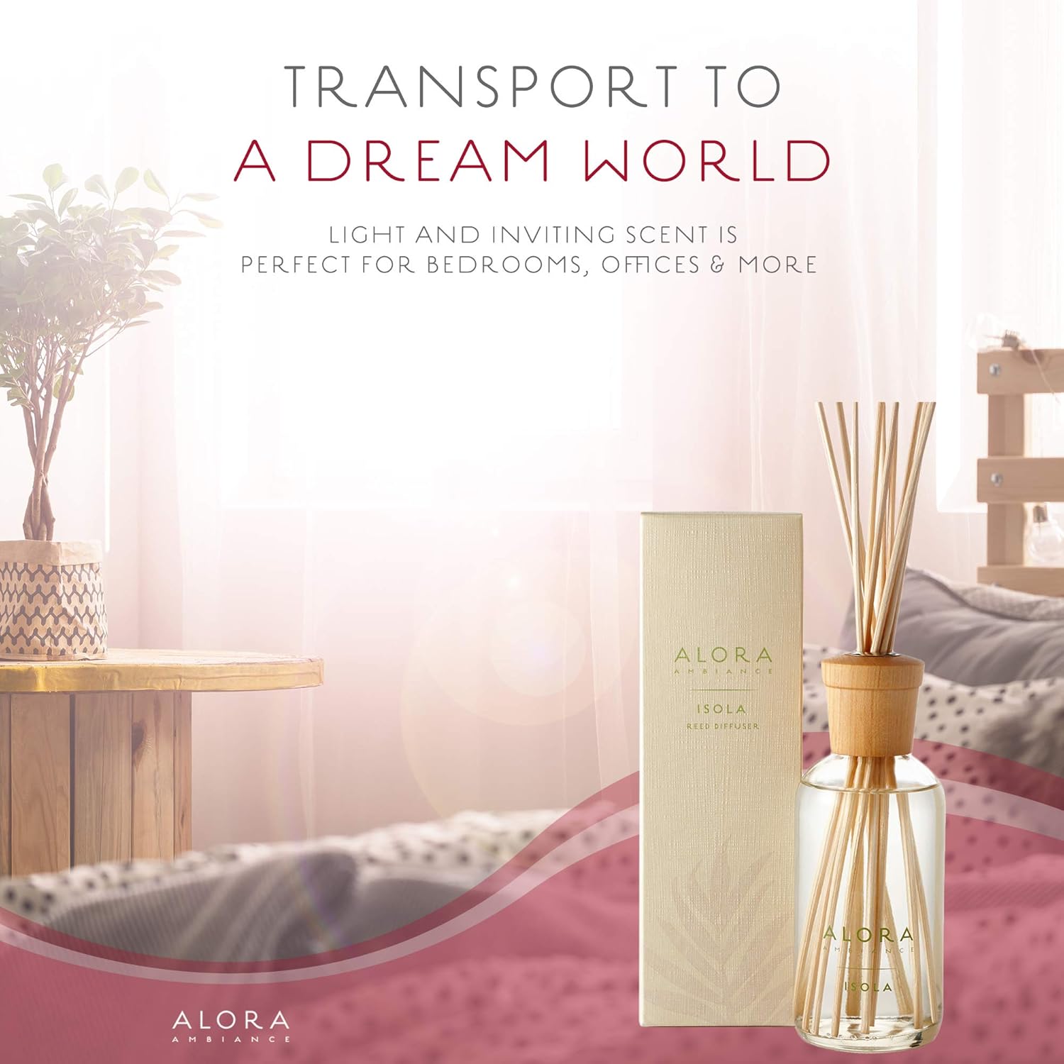 Alora Ambiance Isola 8 oz Reed Diffuser Set
